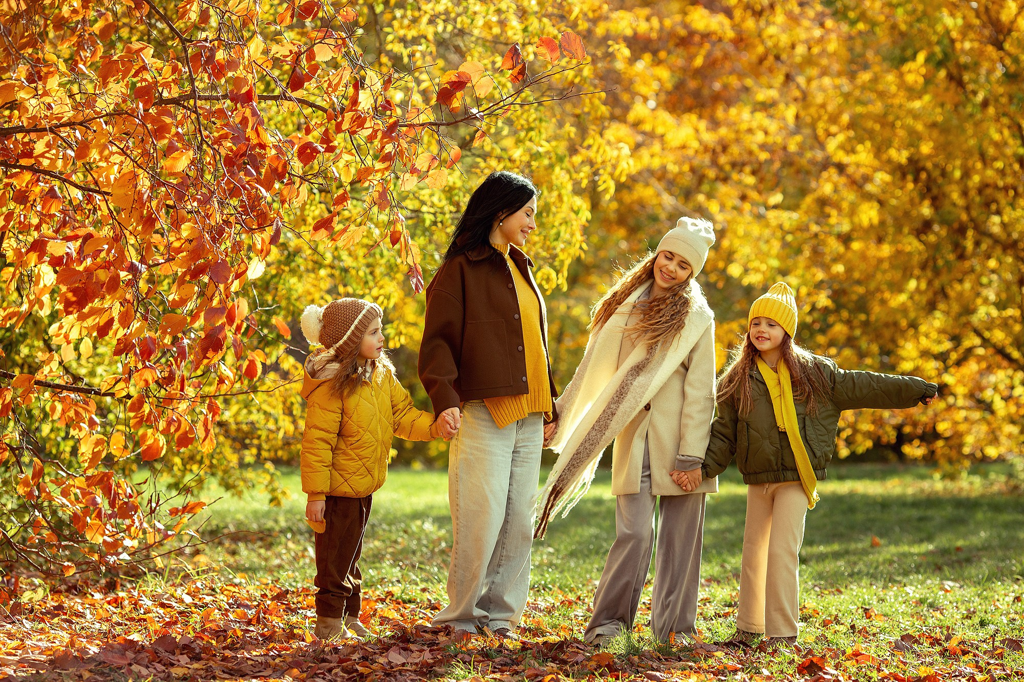 Самая настоящая осенне-золотая семейная съемка. Tatyana Nadezhdina Family photographer