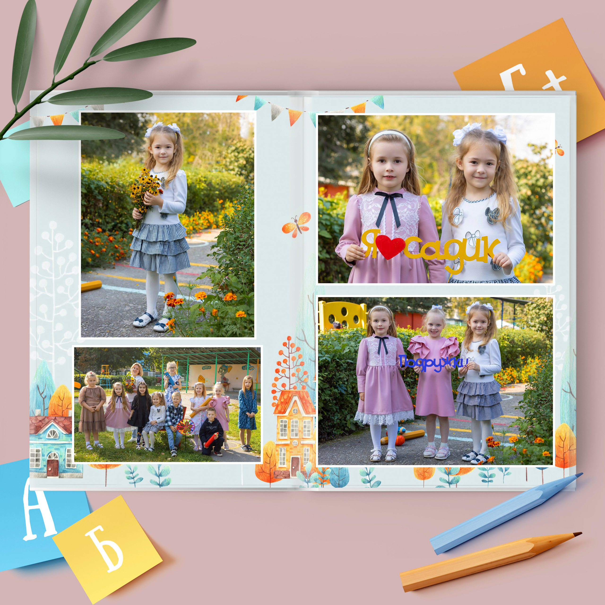 Альбом Макси 3100 (пять разворотов — комбинированный). Выпускные альбомы в Липецк