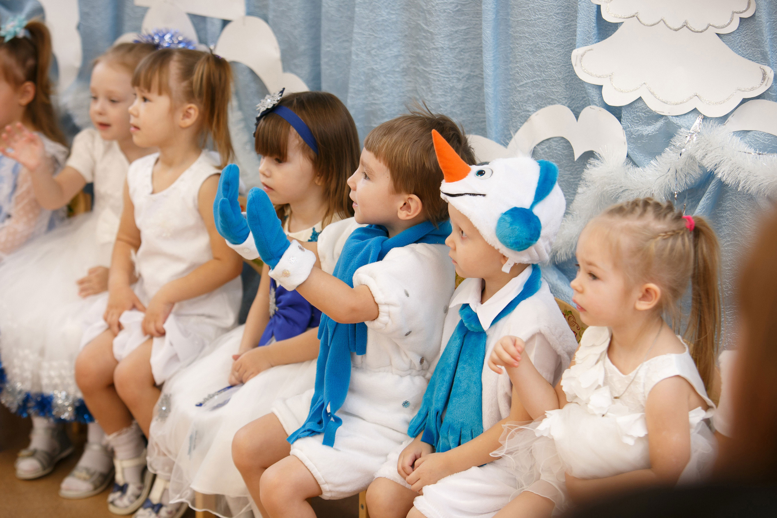 Съёмка новогодних утренников в Сызрани. Свадебный, семейный и школьный фотограф в Сызрани Максим Баталов