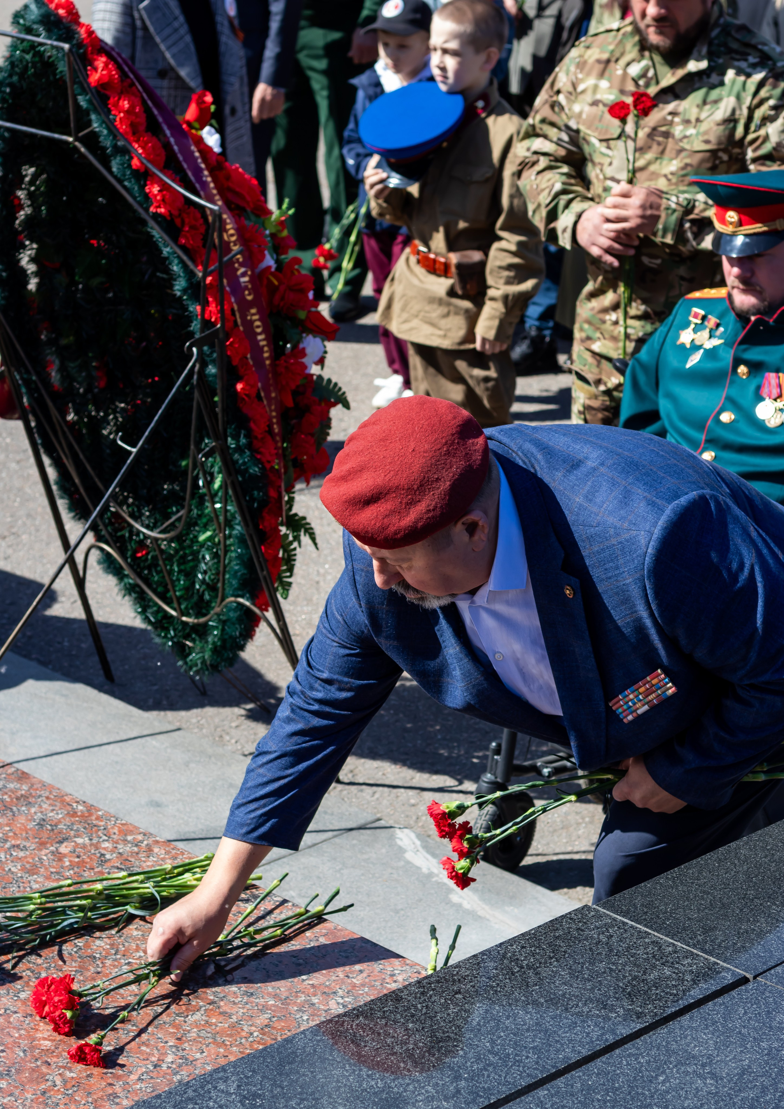 Сирень Победы Всероссийская Патриотическая акция, посвящённая дню Победы  Дивизия Дзержинского Балашиха торжественная часть