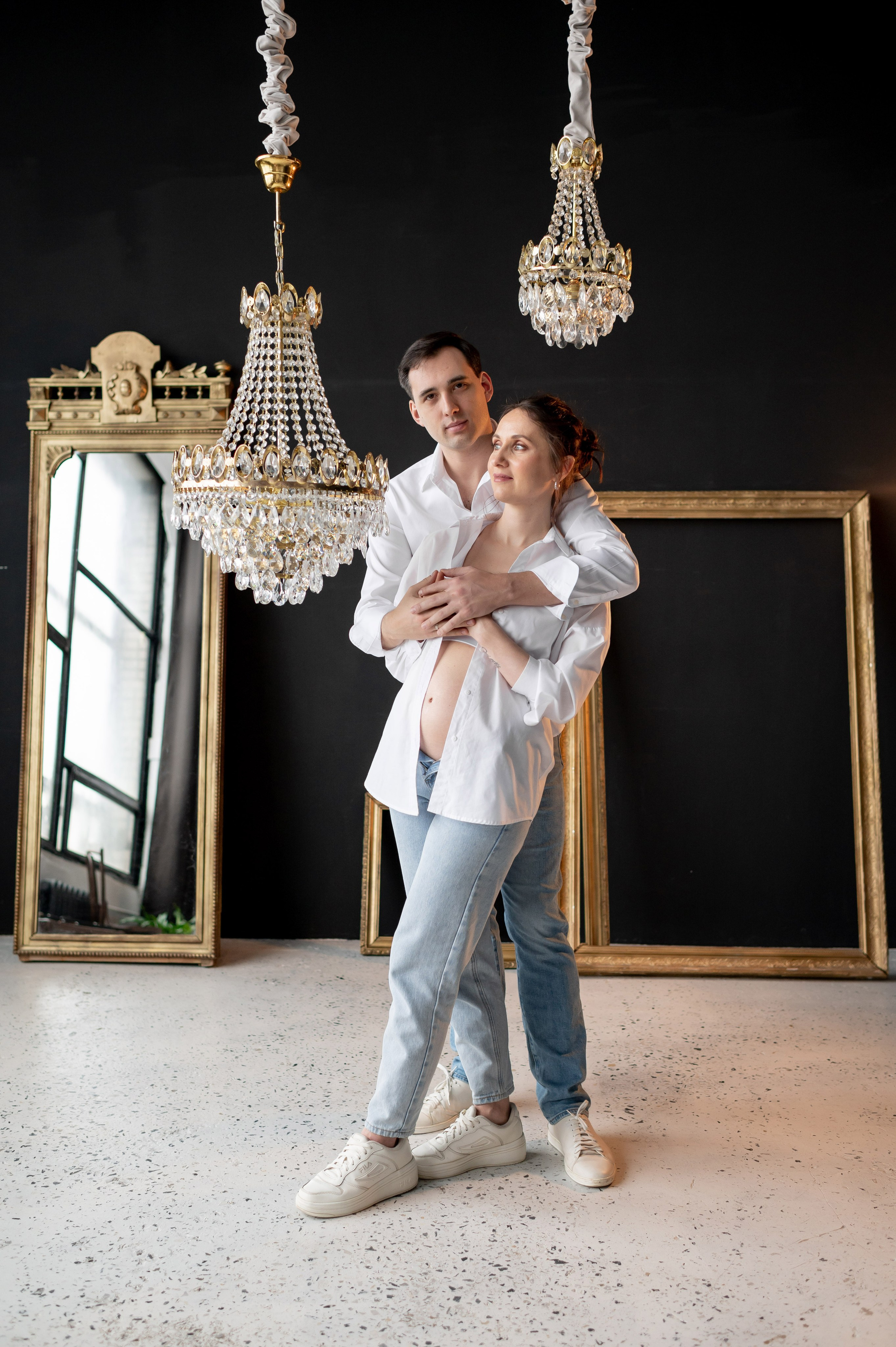 Беременность в красках и необычное гендер-пати. Портретный, семейный и свадебный фотограф в Санкт-Петербурге и в Пушкине Ширяев Денис