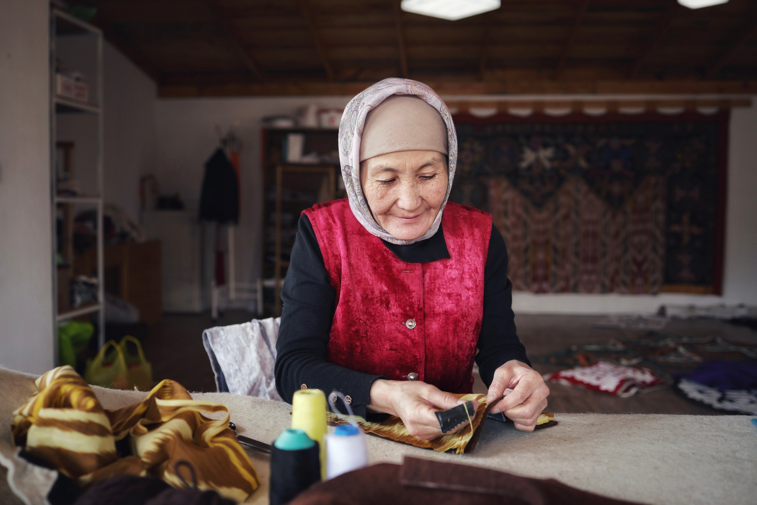 Zhanyl Baisheva, UNESCO ICH / Kyrgyzstan 2024. POLINA MÔMOT