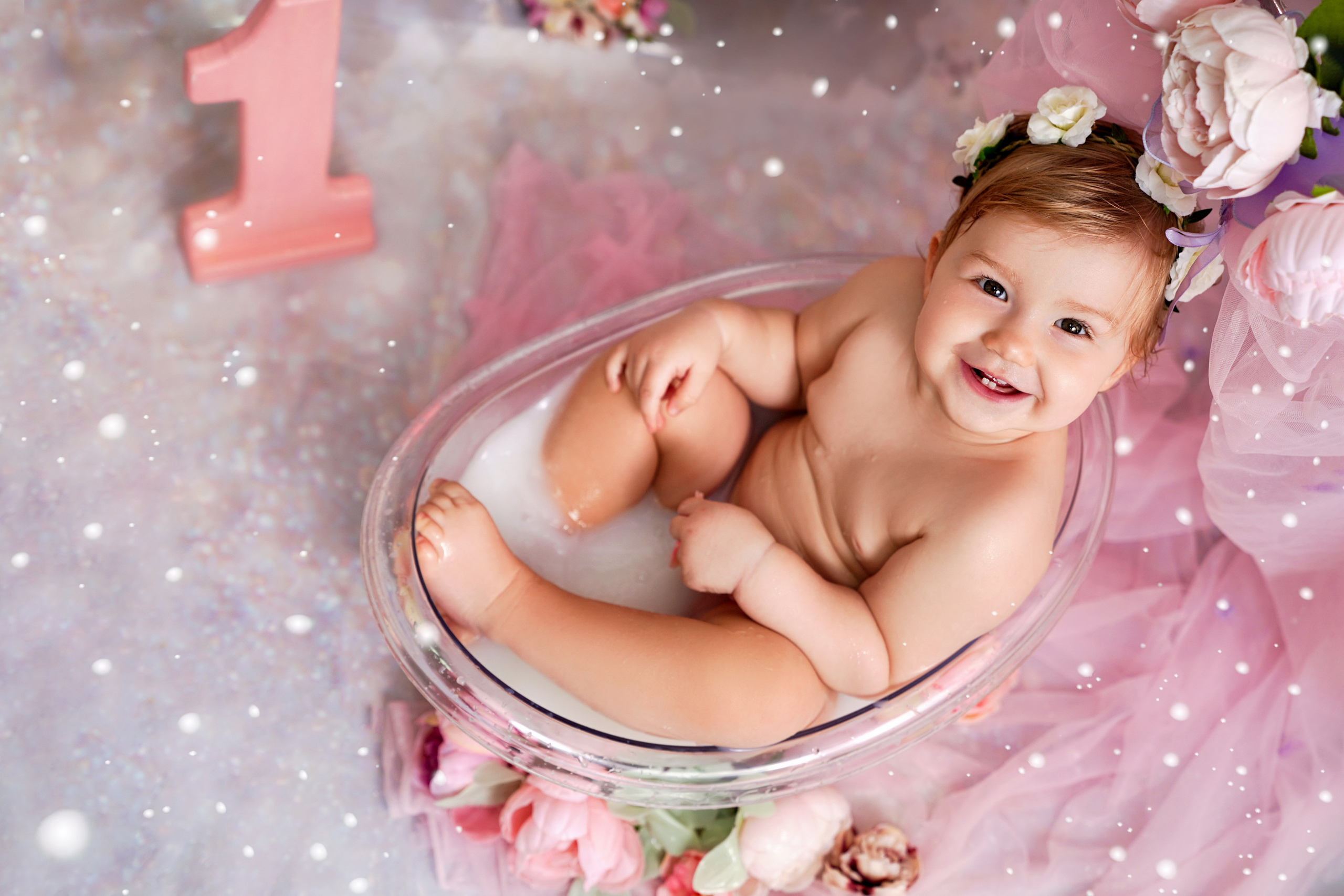 Фотосессия ГОДОВАСИЕ. Фотограф новорожденных, детей до года и беременных в Симферополе