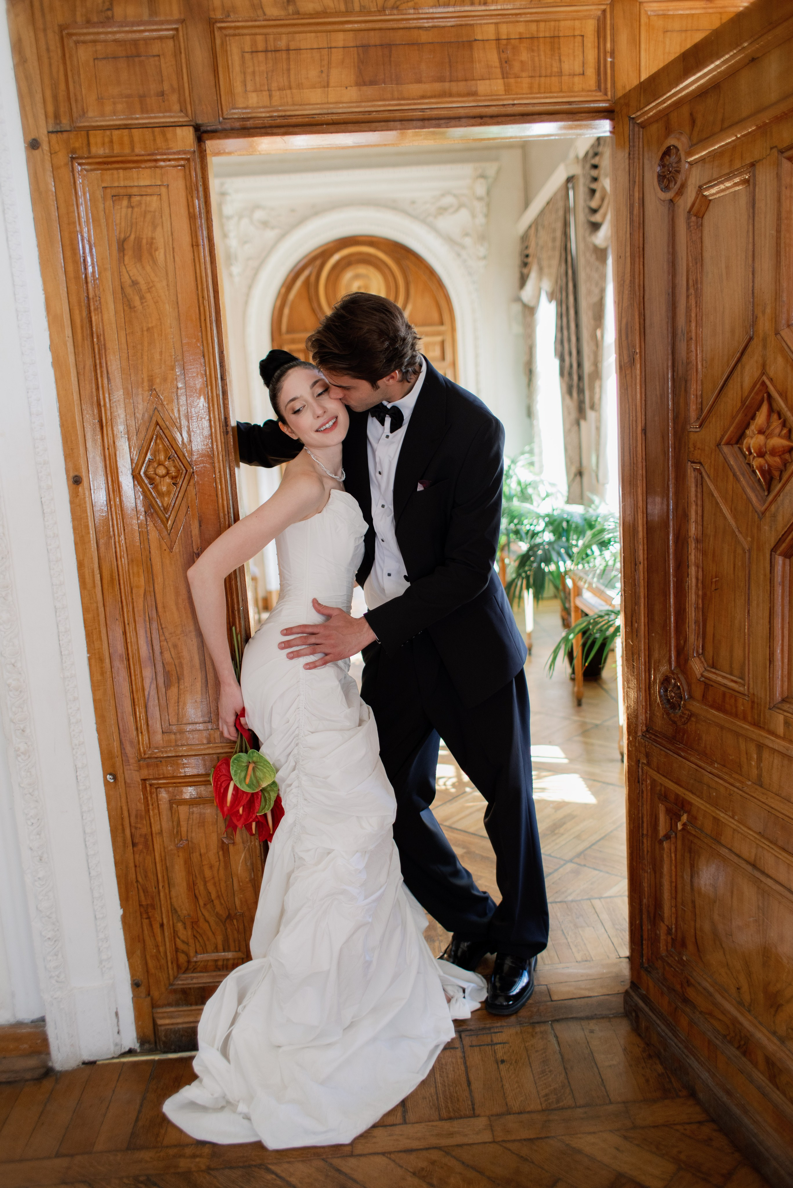 Свадебная церемония, фотосессия в библиотека-читальни А.С. Пушкина