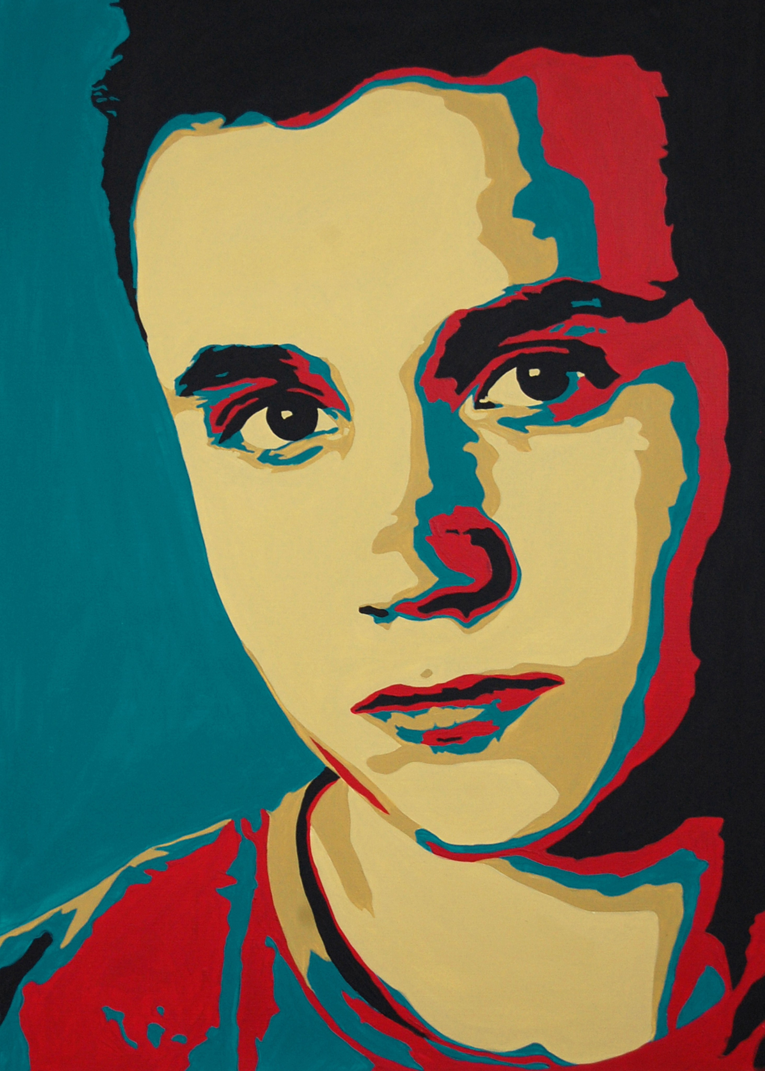 Холст, акрил (поп-арт) 50x70