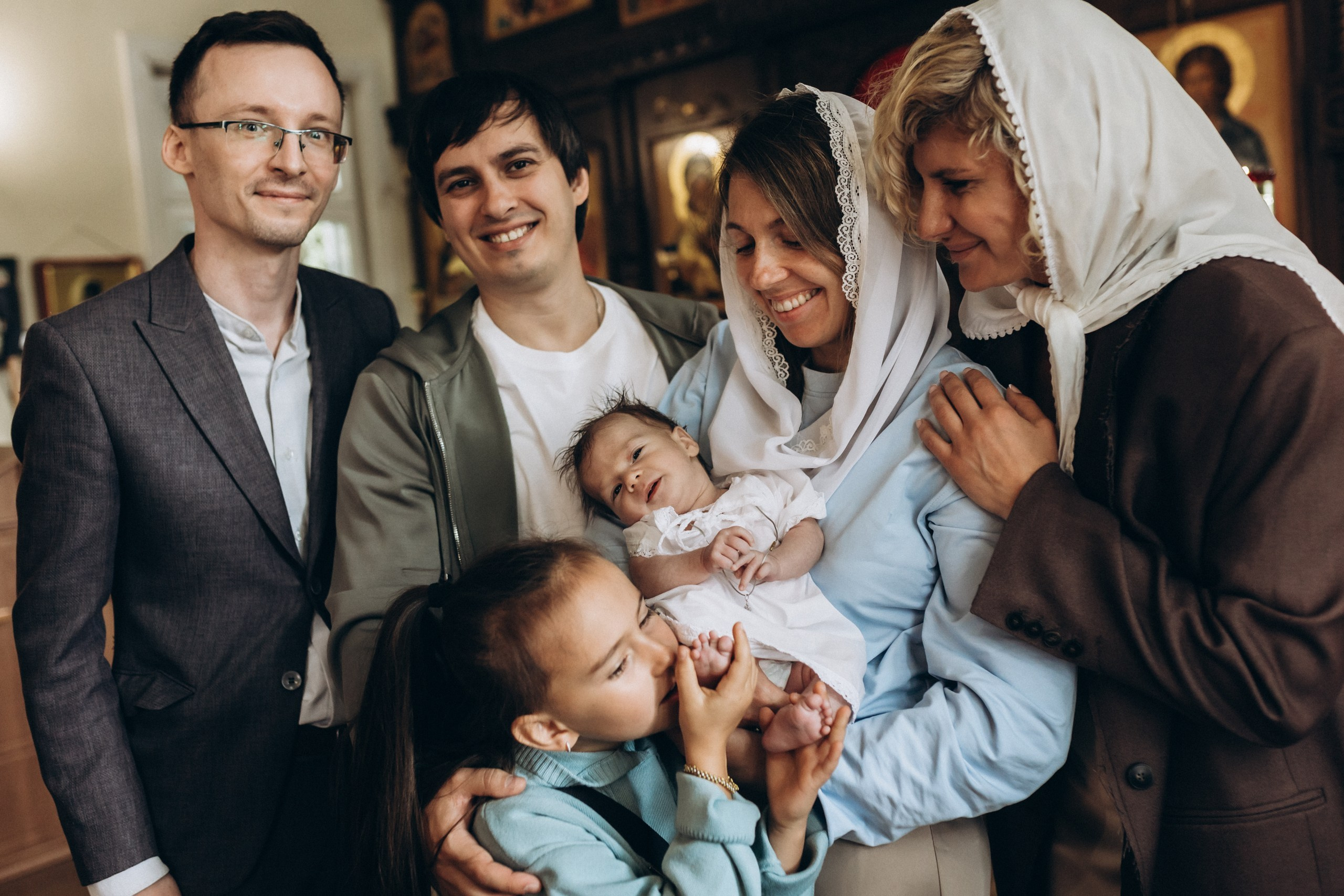 Таинство Крещения. Семейный LIFESTYLE фотограф в Москве