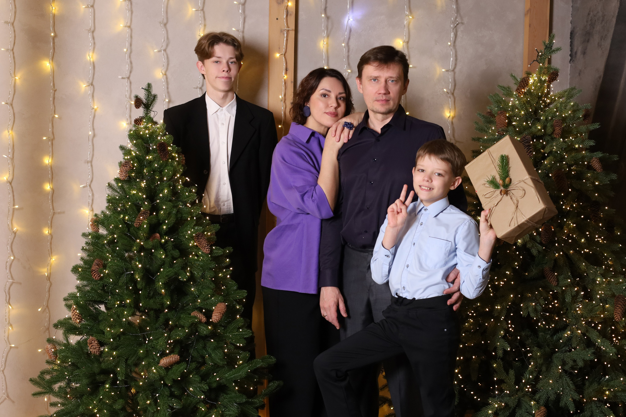 Семейный новый год Ксения. Фотограф в Красноярске Никитина Мария
