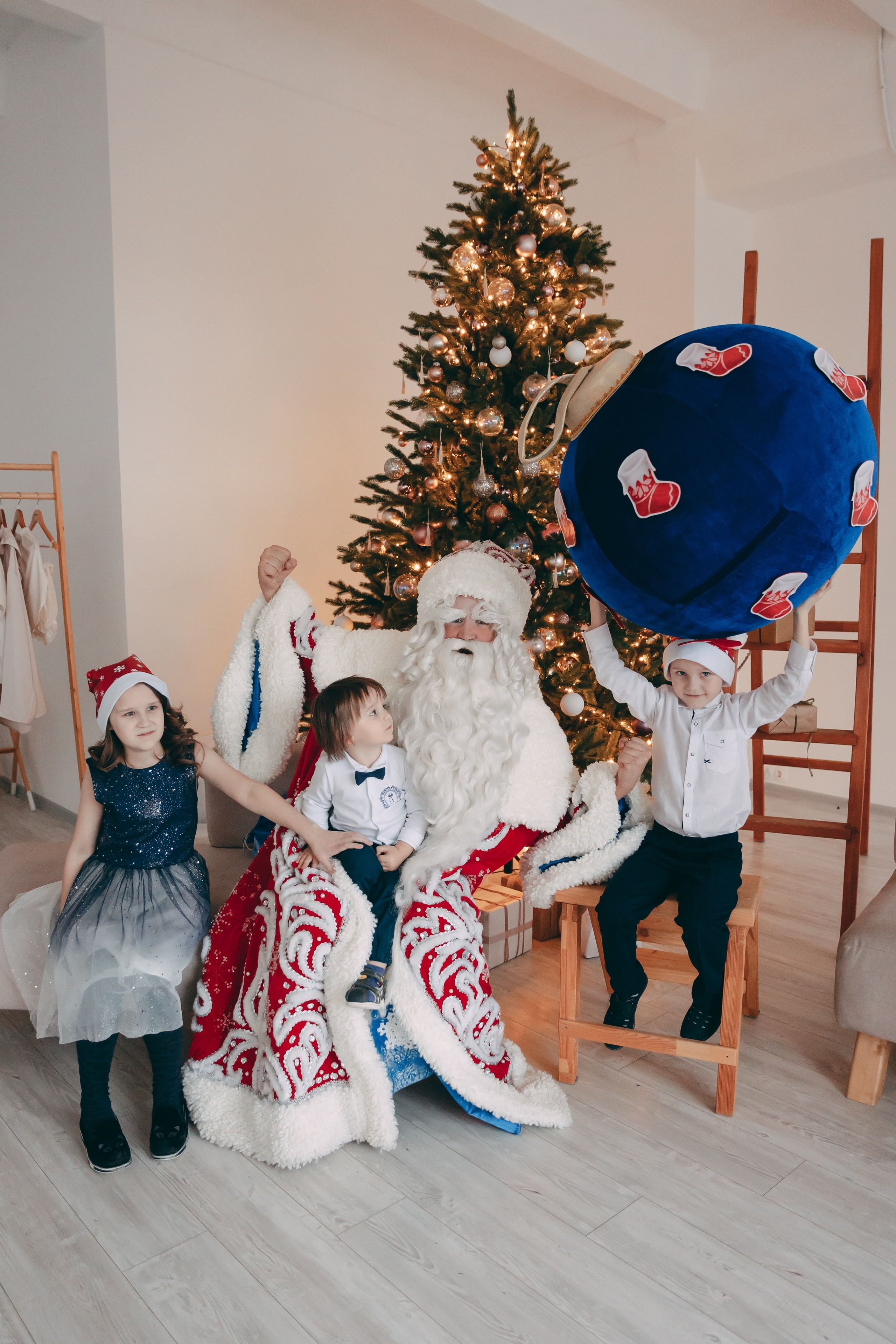 ФОТОДЕНЬ С ДЕДОМ МОРОЗОМ. Семейный фотограф в Санкт-Петербурге Алиса Мохова