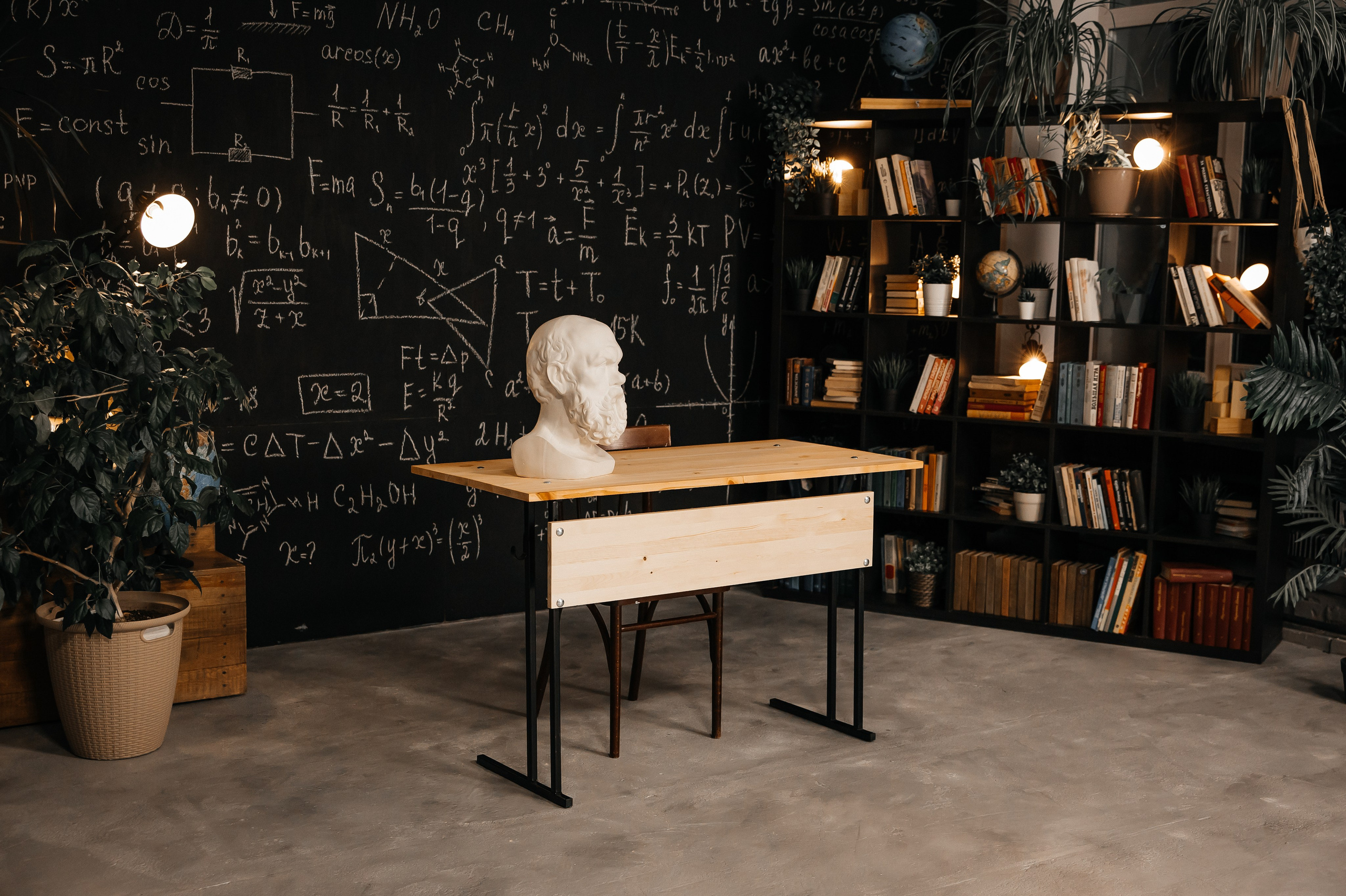 Школьный зал. Фотостудия 220 — первая в Чите фотостудия, предназначенная для работы