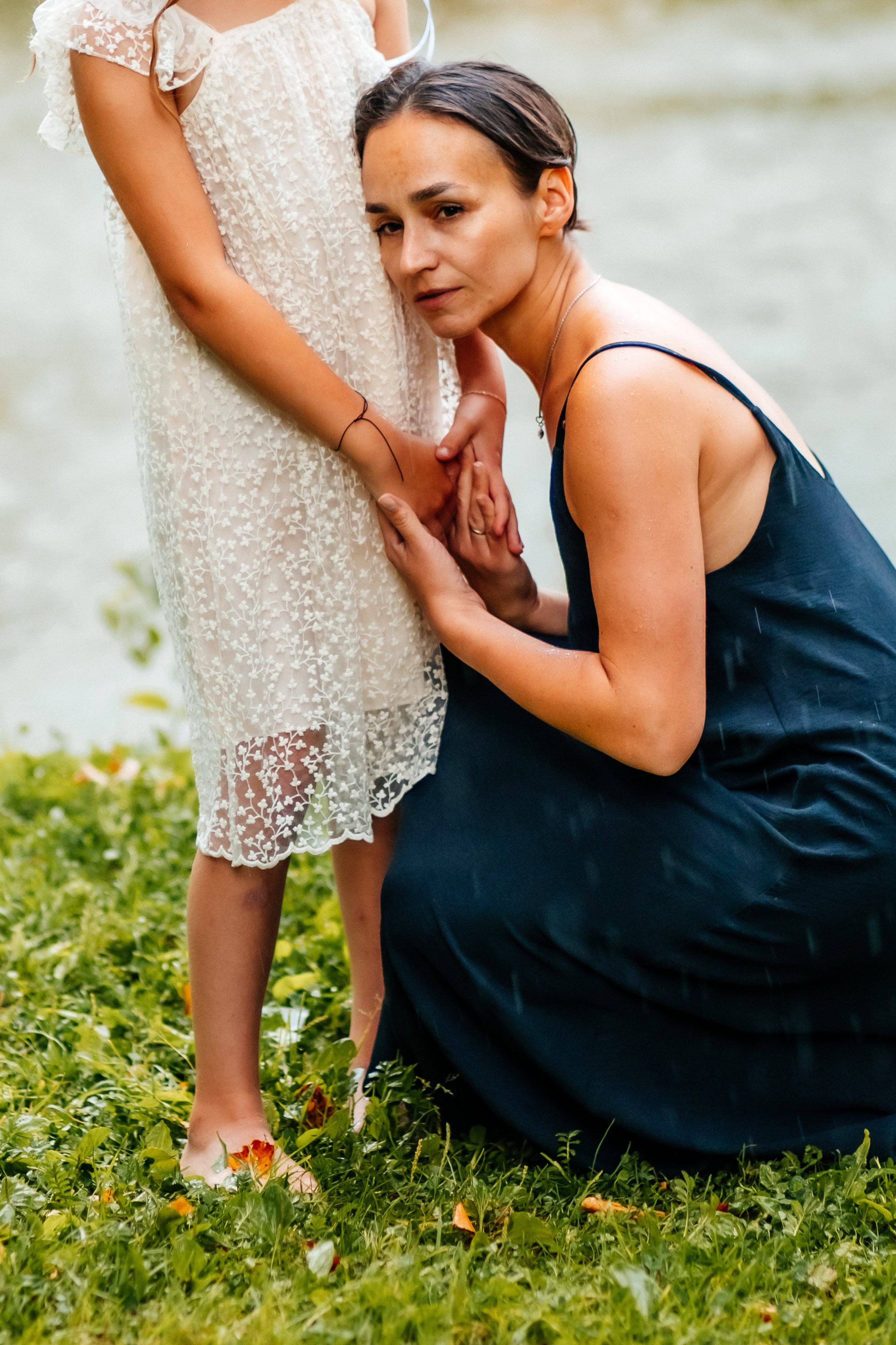 Фотосессия мама и дочка в парке