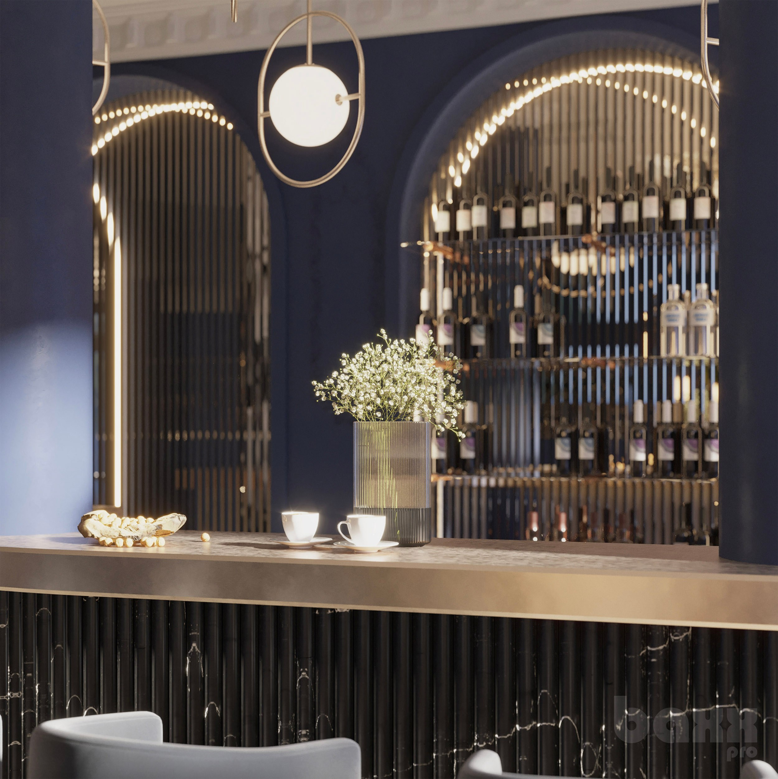 Restaurant Renovation — Modern Classic Interior Visualization. 3D INTERIOR AND ARCHITECTURE VISUALIZATION