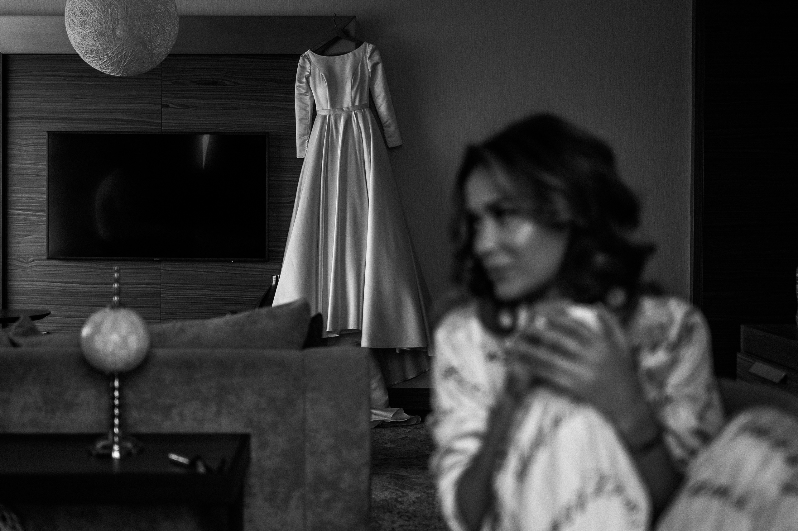 Свадебные сборы в Radisson Blu Olimpiyskiy. Свадебный фотограф Москва — Сергей и Татьяна