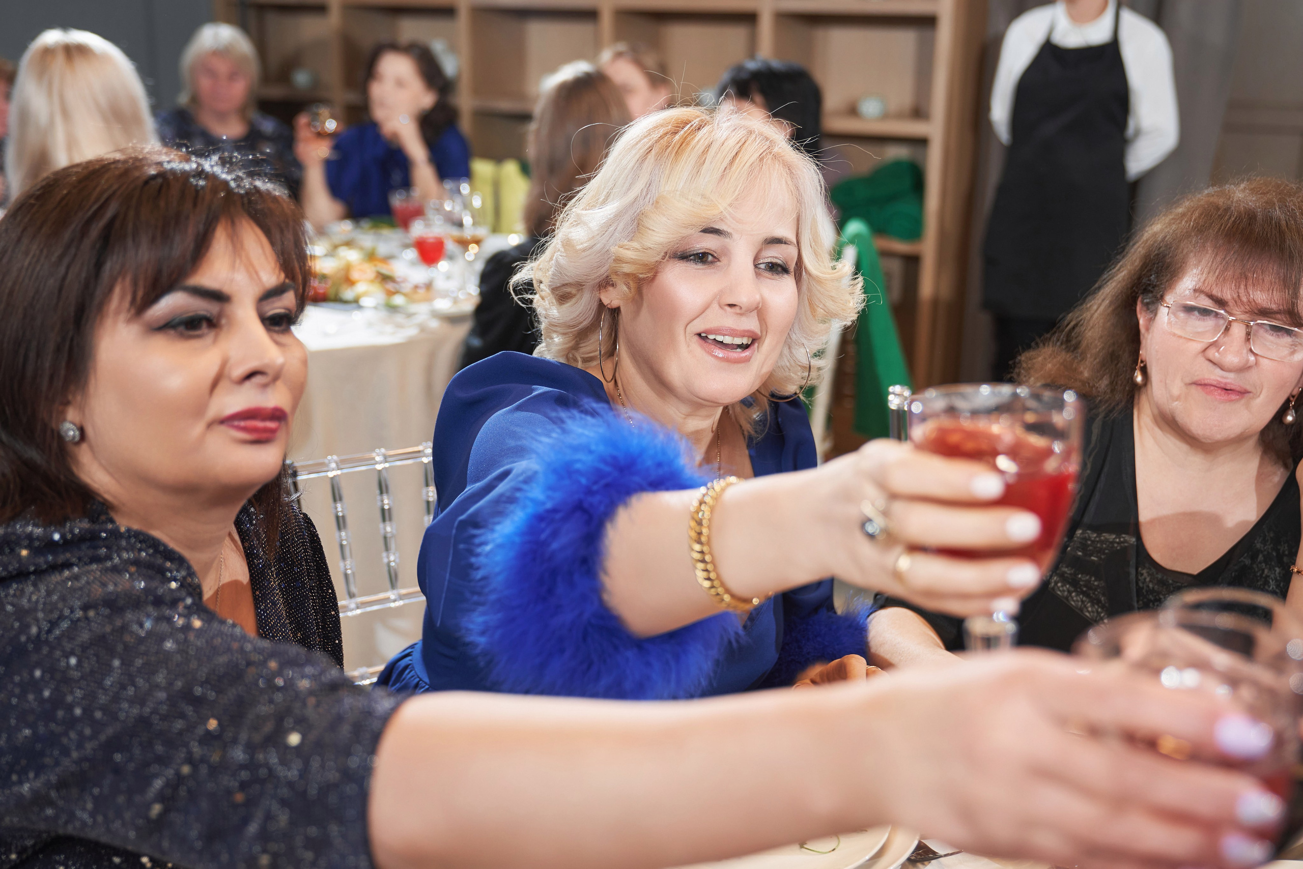 Новогодний корпоратив ДПС-Канцелярия в ресторане Медуза, Долгопрудный