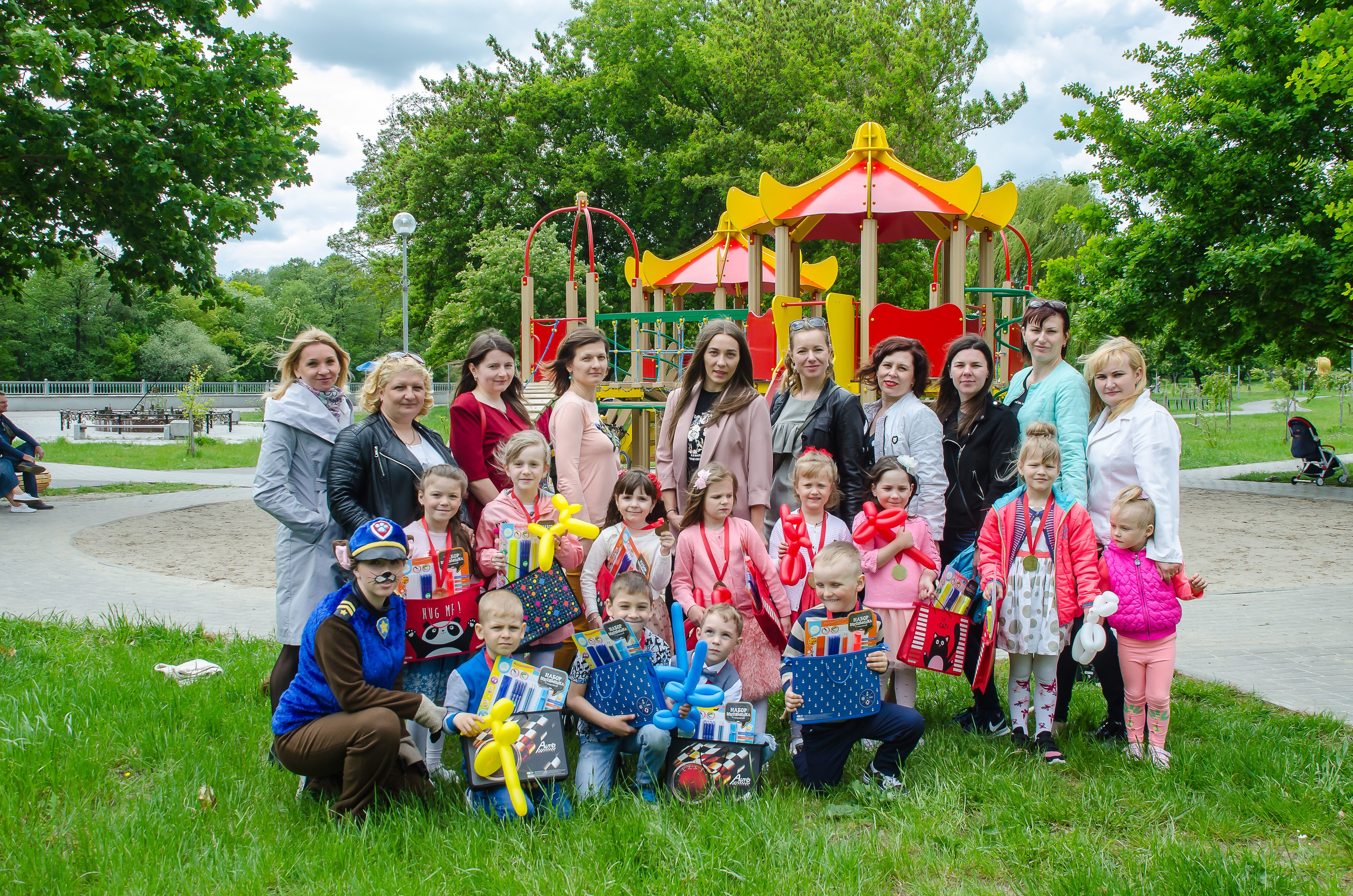 групповое фото выпускников детского сада