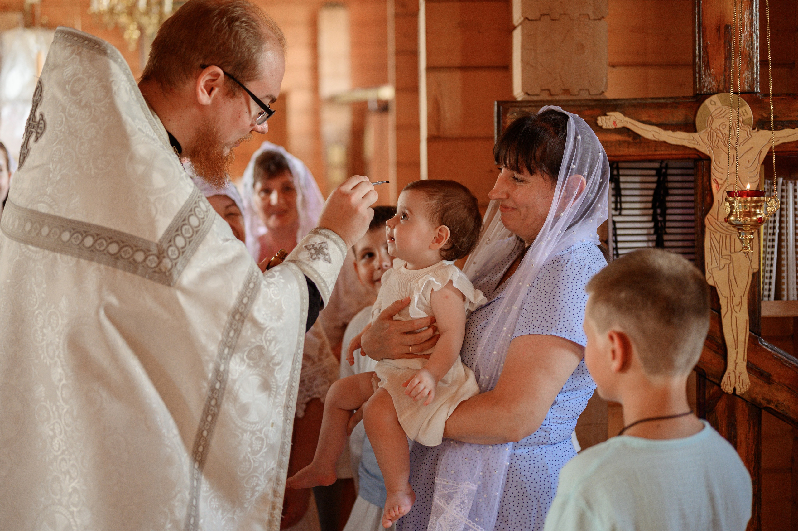 Крещение Мирочки и Дамирчика. Детский и семейный фотограф Ирина Гладких