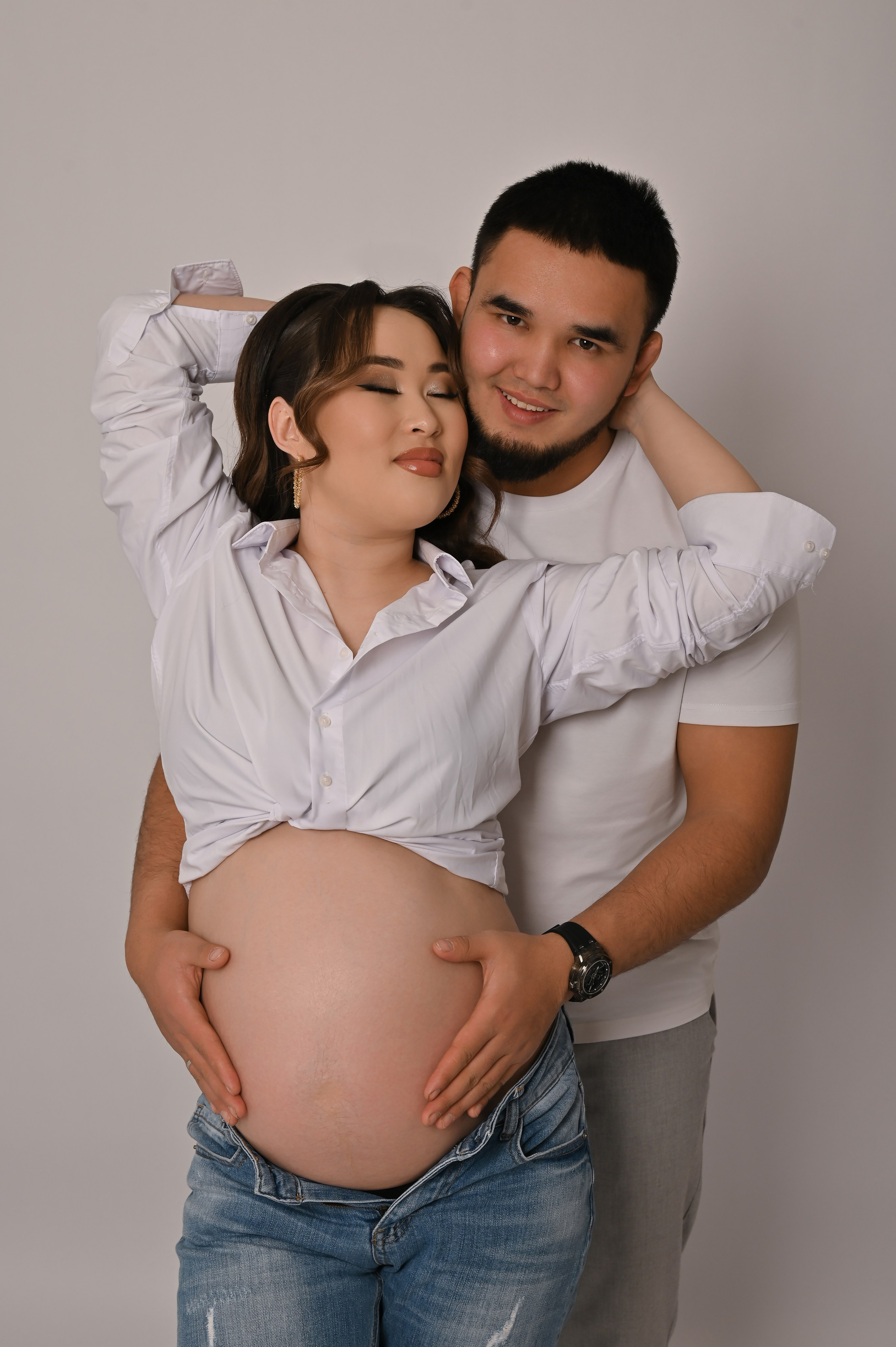 Аяжан и Данияр беременность. Фотограф Новорожденных и семейный Элла Огай г. Сатпаев