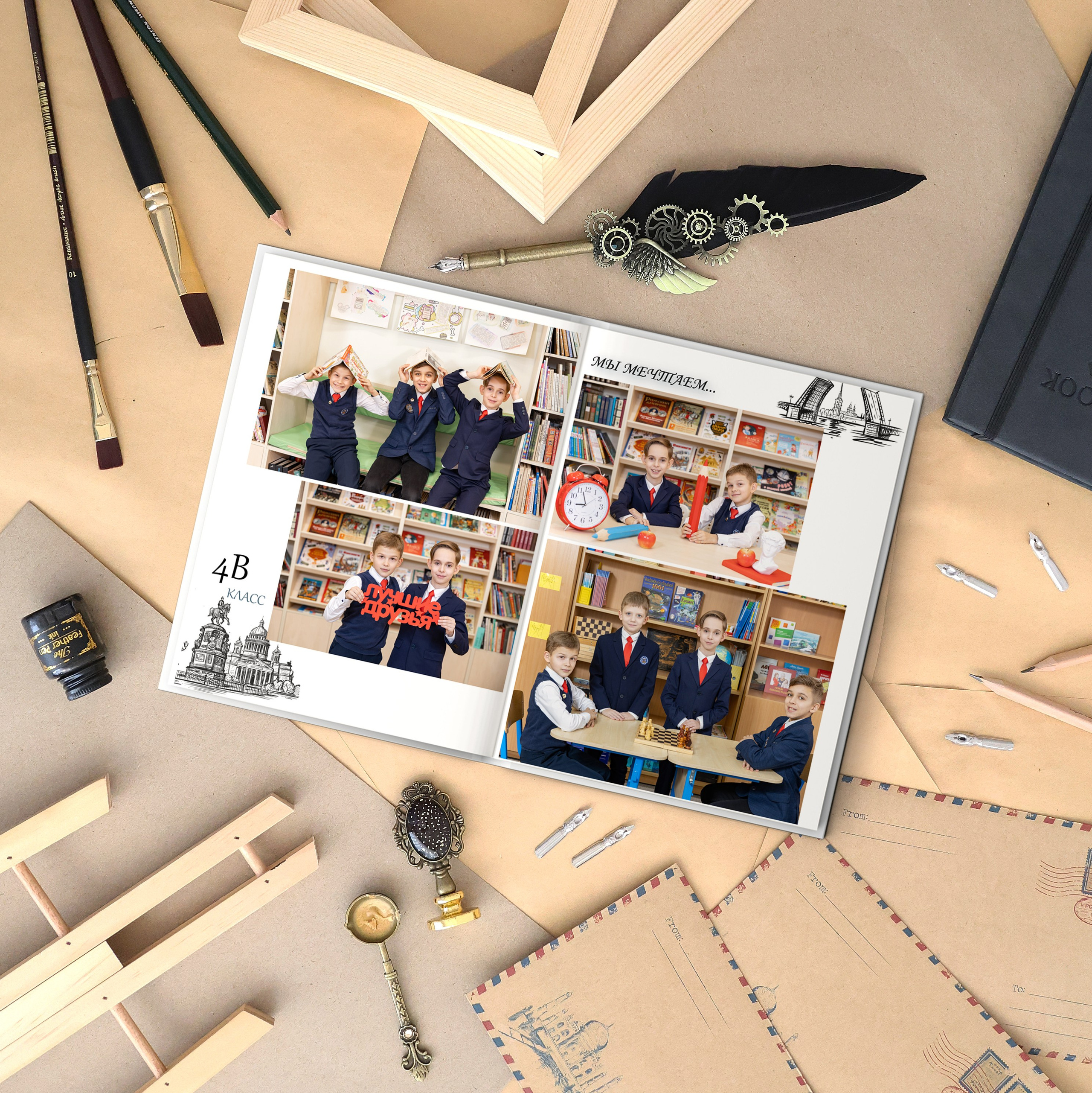 Выпускные альбомы для школы и детского сада. Семейный и детский фотограф Ольга Невская