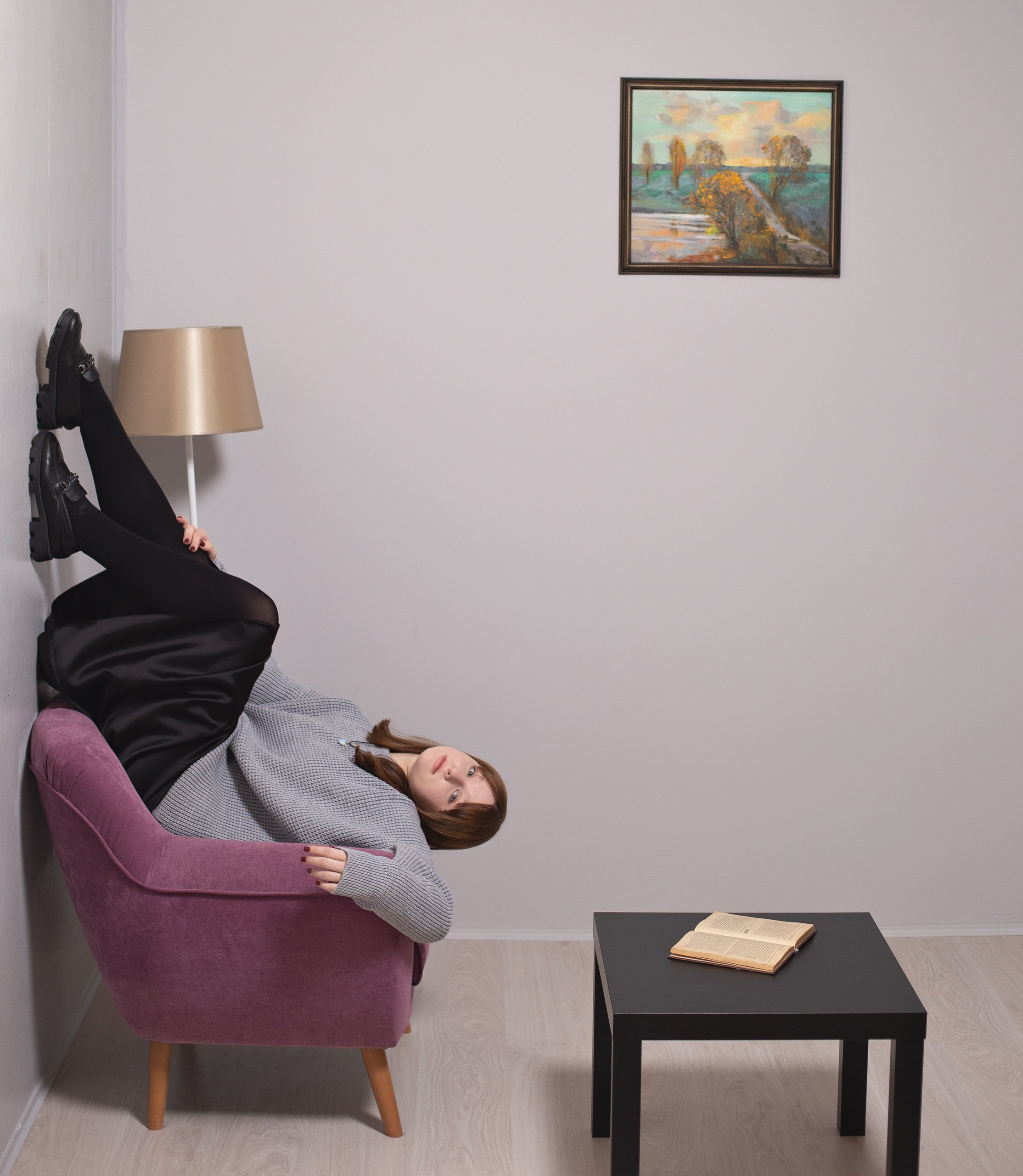 Студийная фотосессия для школьного выпускного альбома Жанна Бакунович