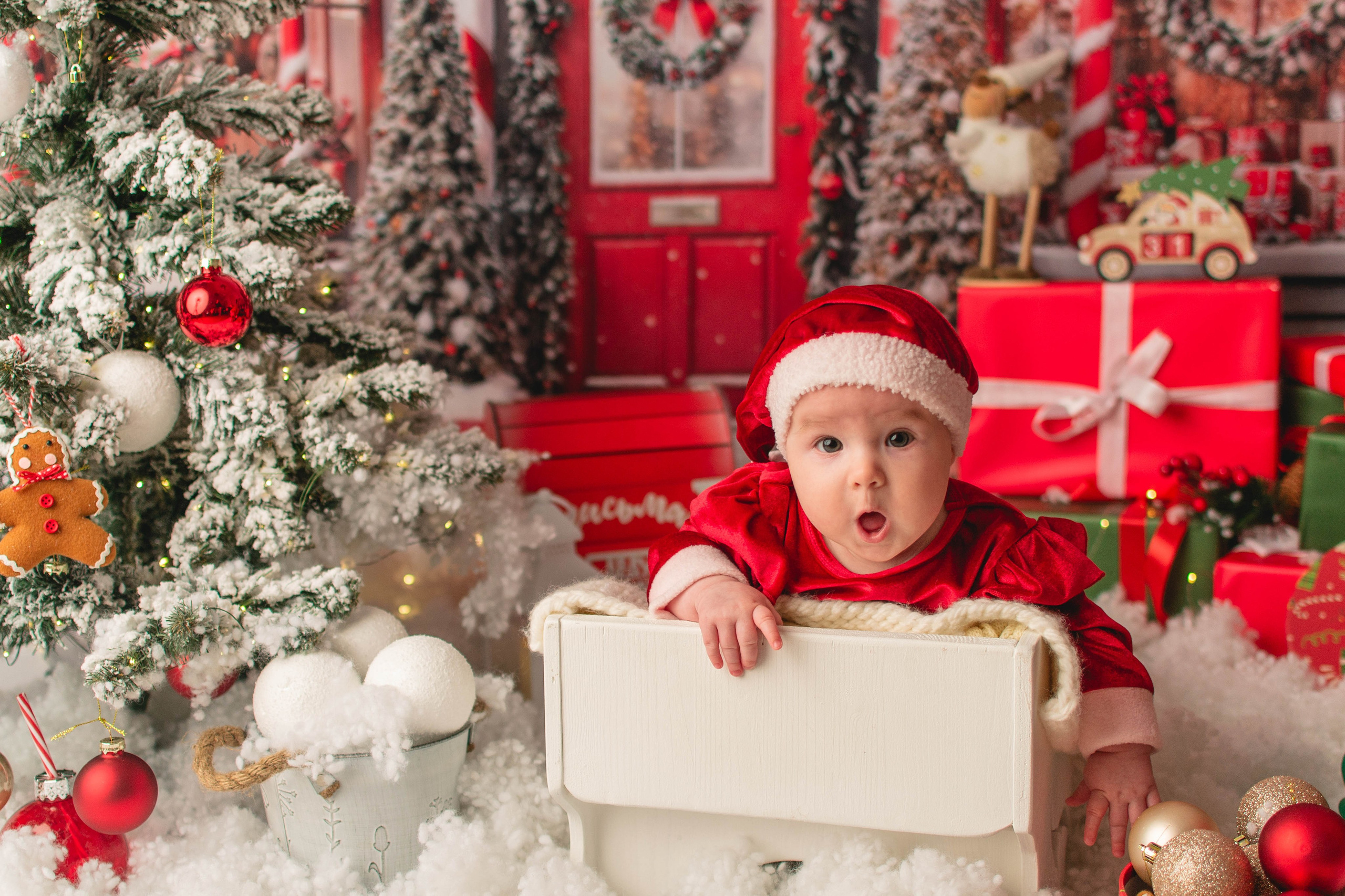 НОВЫЙ ГОД 2025-2026. Фотограф новорождённых в Санкт-Петербурге Наталья Булгакова