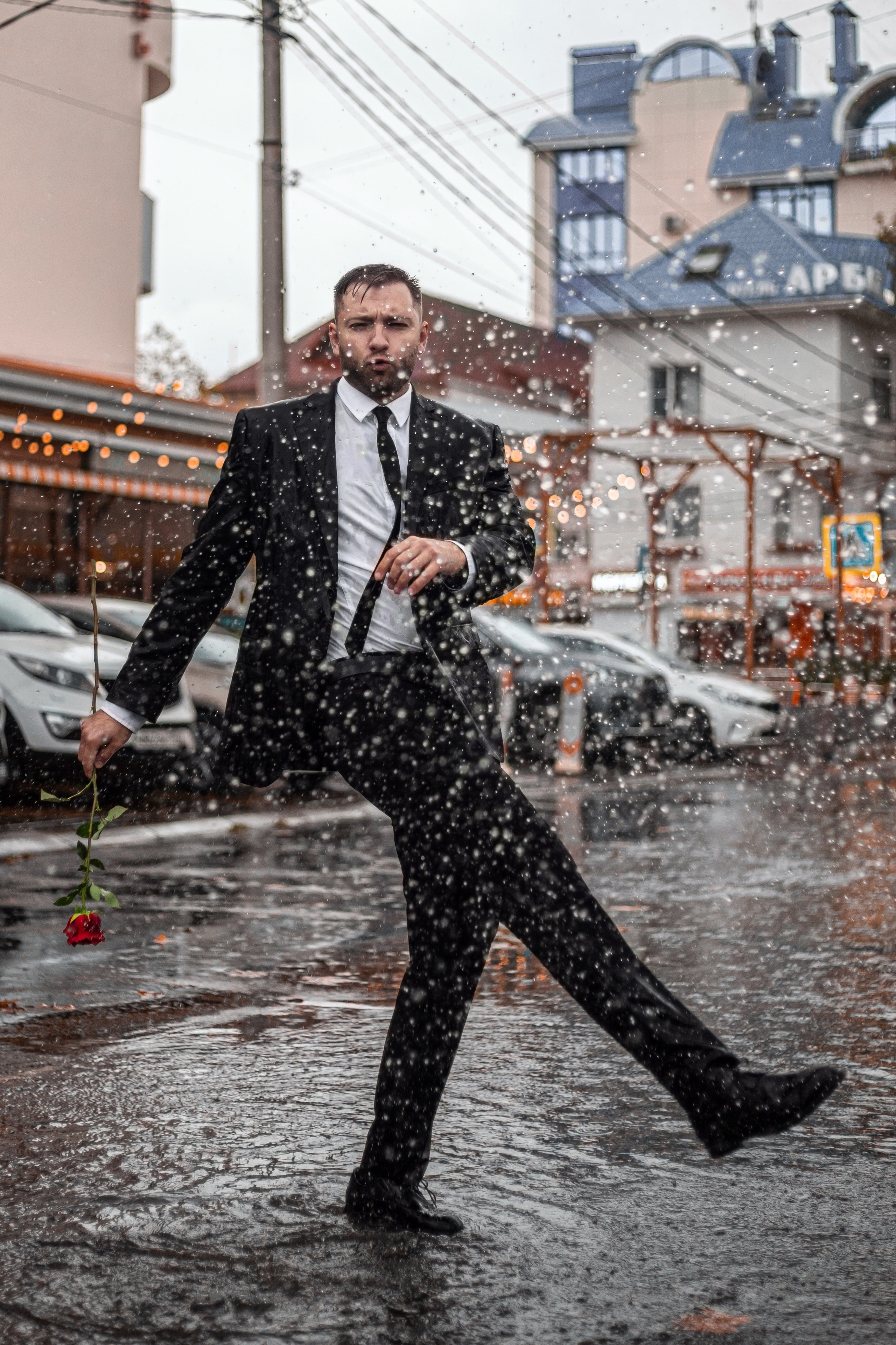 фотосессия в деловом костюме