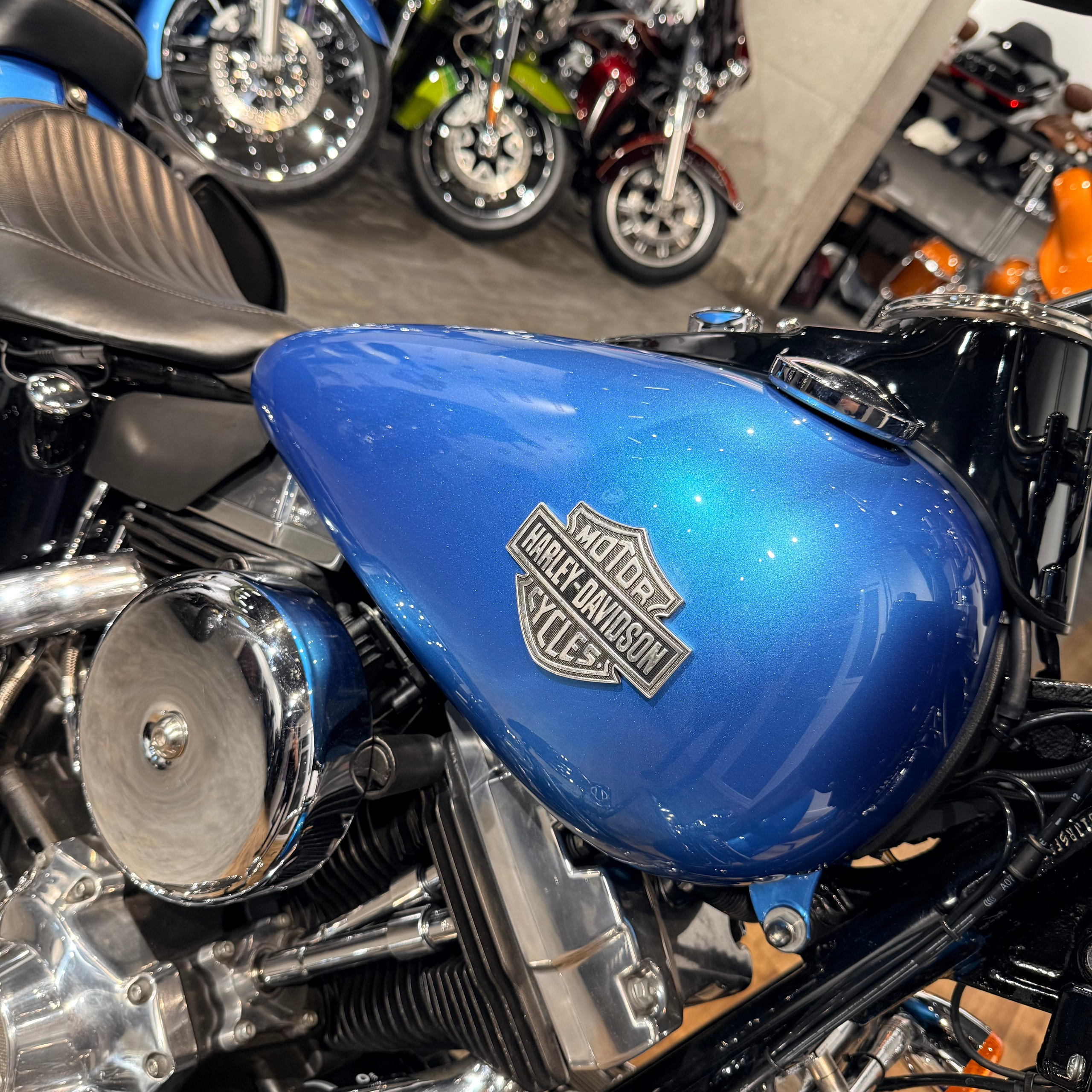2013 HD Softail Slim ABS Big Blue Pearl (VIN *5HD*7751). Hello Davidson, Москва. Только хорошие мотоциклы…