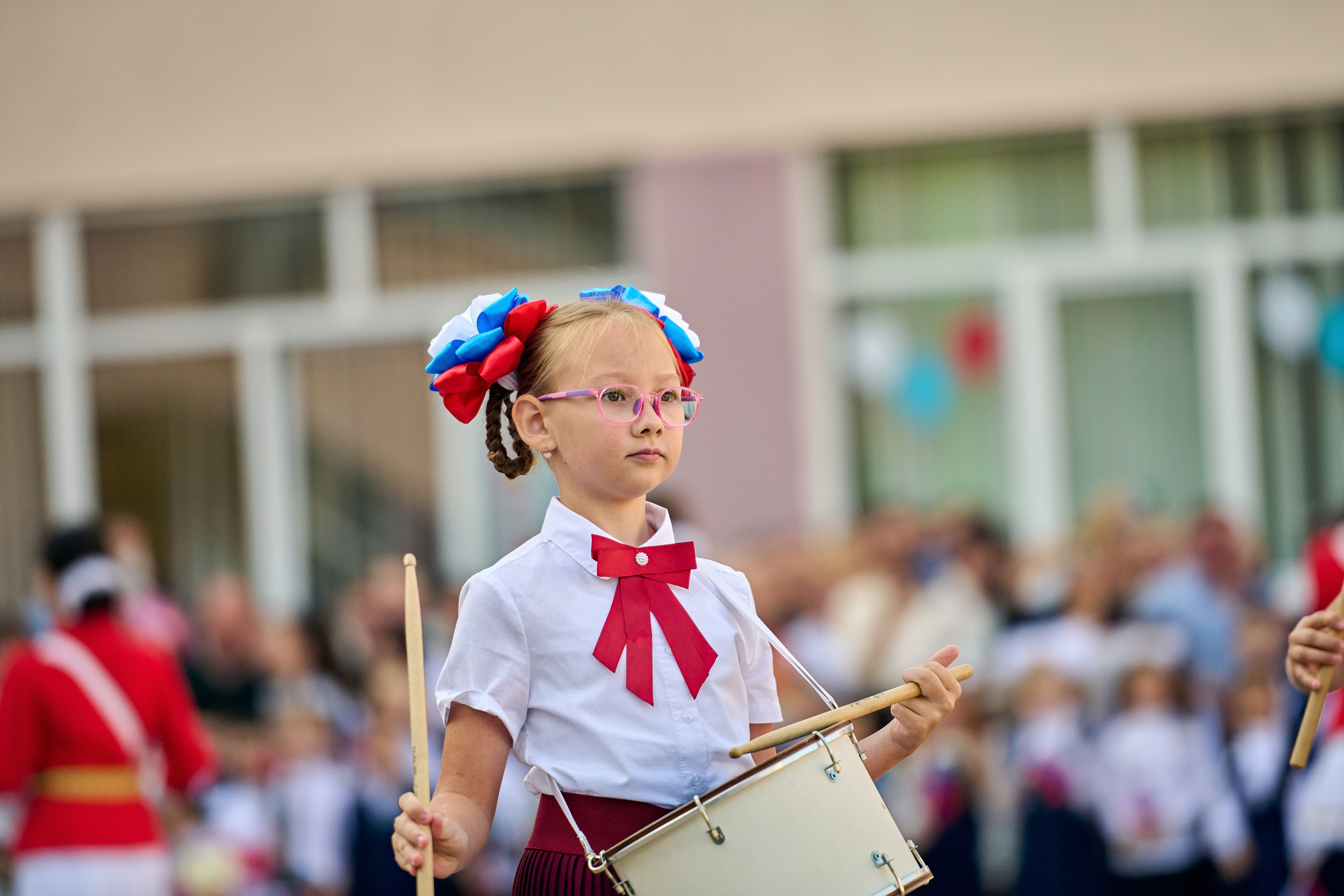 1 сентября в ЦО№ 25. Школьный фотограф в Туле Владимир Греков. Выпускные альбомы