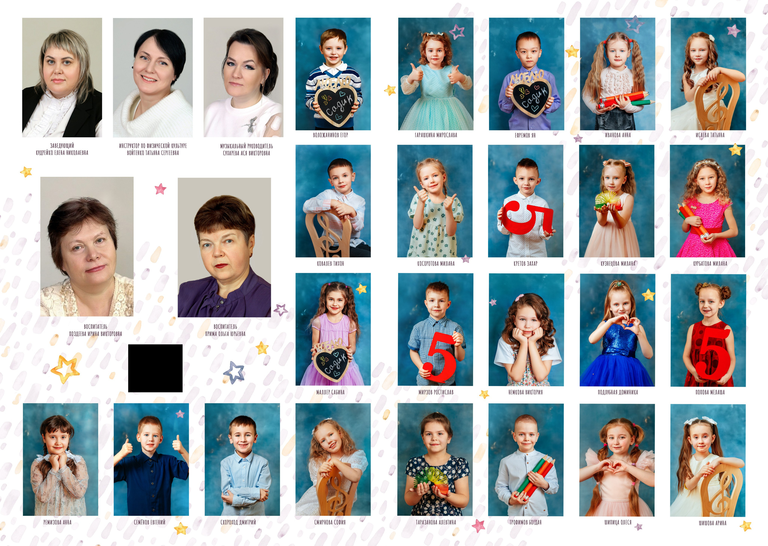 Выпускной альбом на 3 разворота