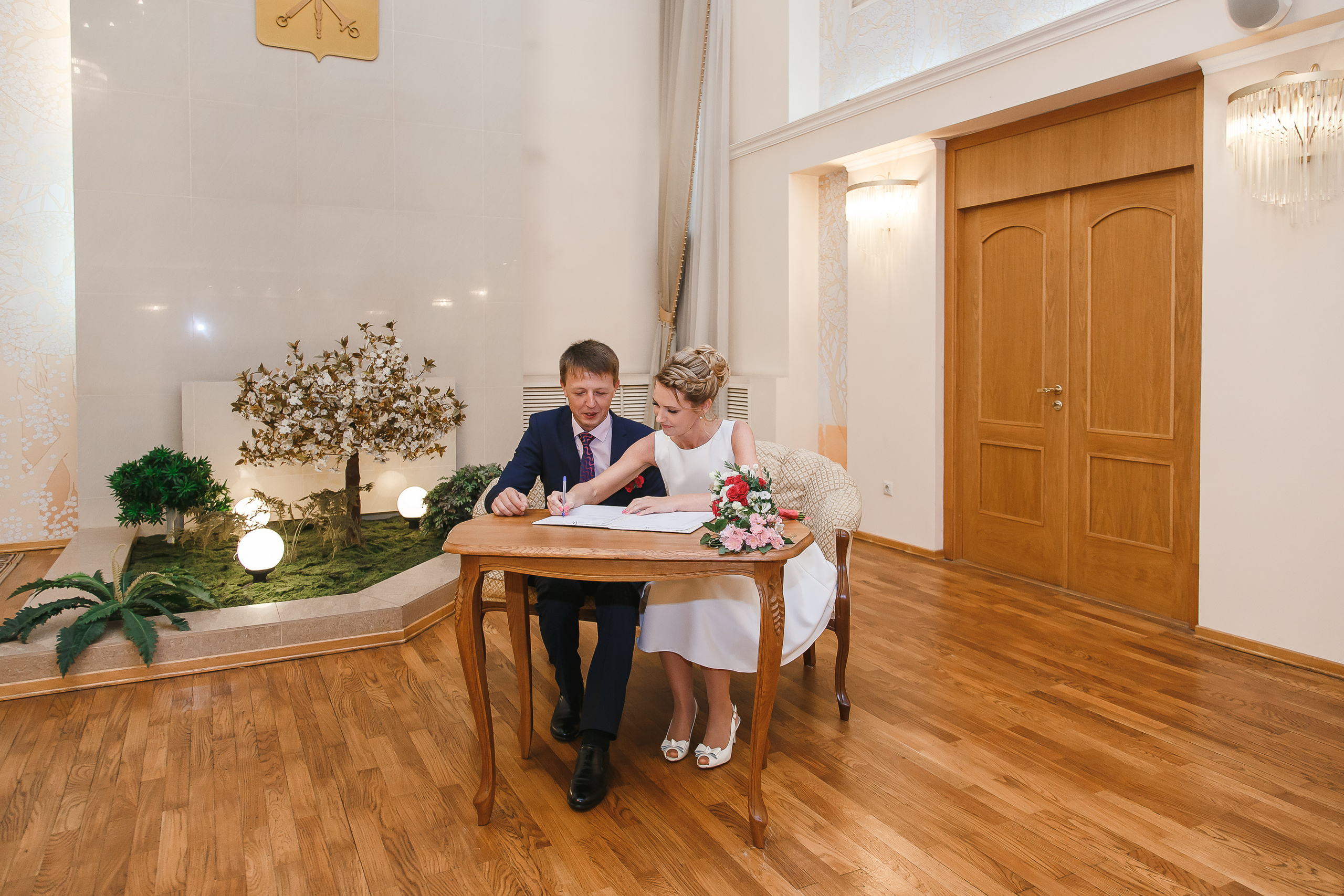 Фотосъемка свадьбы во Фрунзенском ЗАГСе