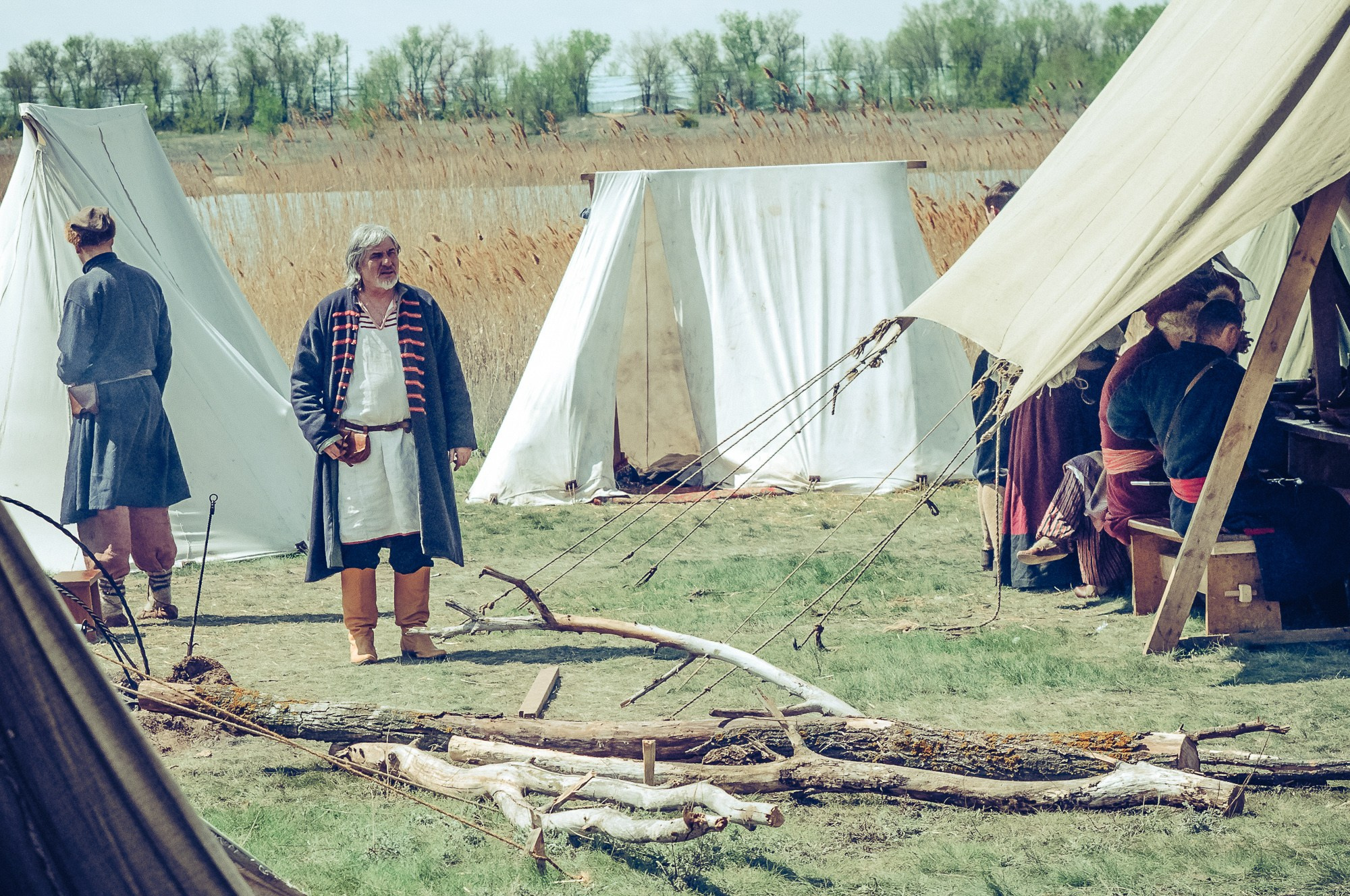 Лагерь исторических реконструкторов