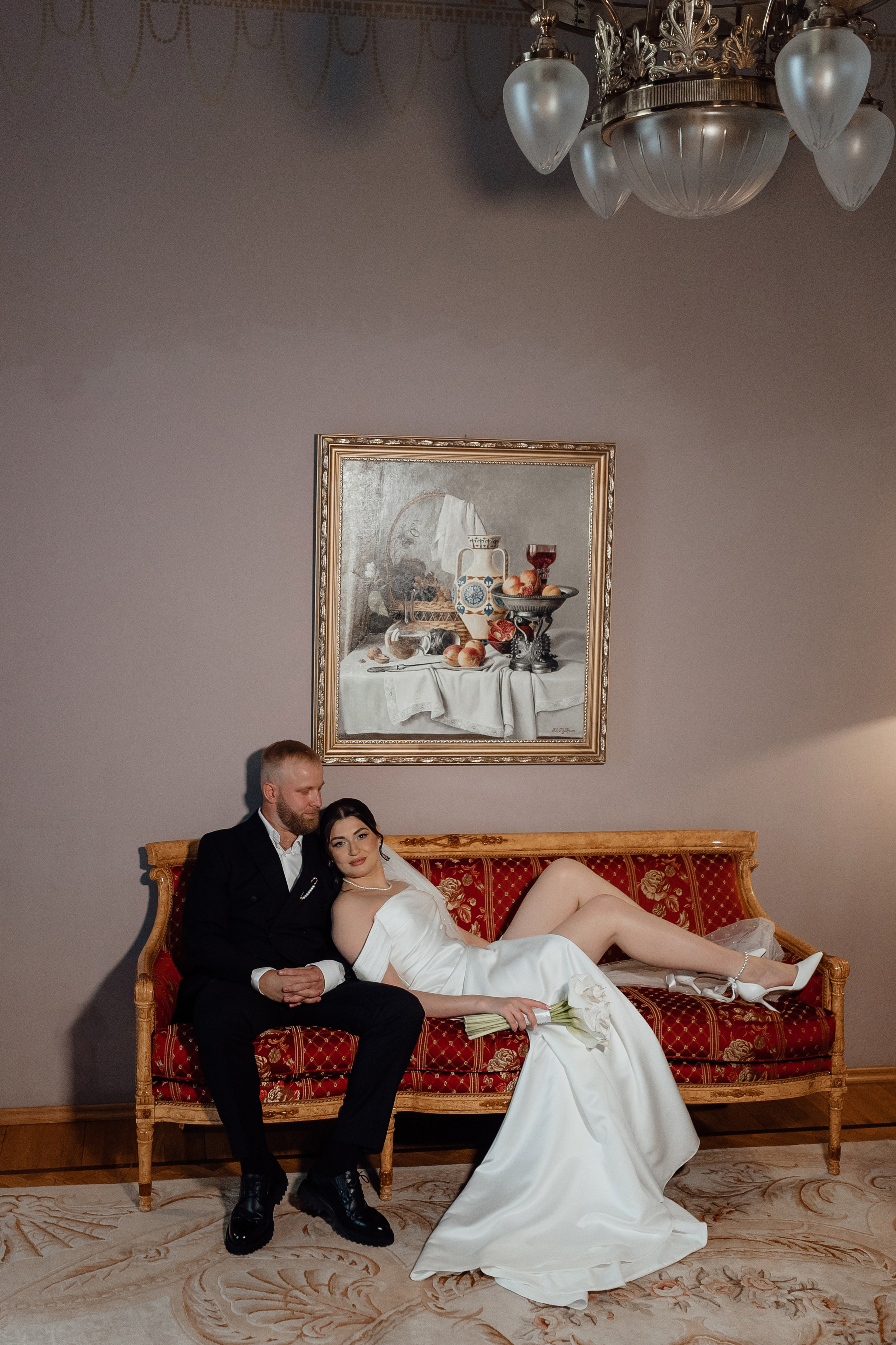 Свадебная фотосессия в отеле Националь в Москве