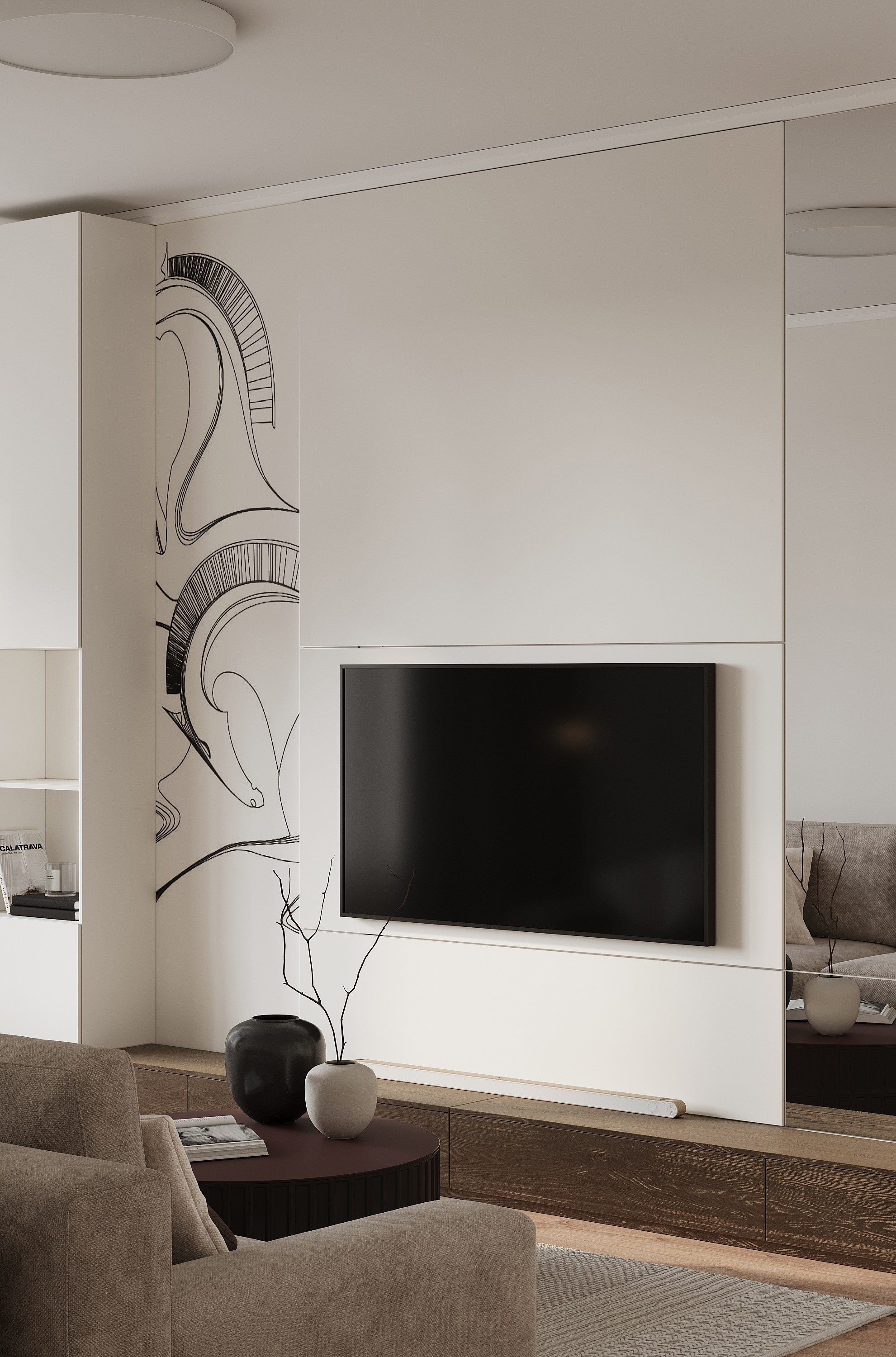 ЖК River Park (2). Студия дизайна интерьера mono moon в Москве
