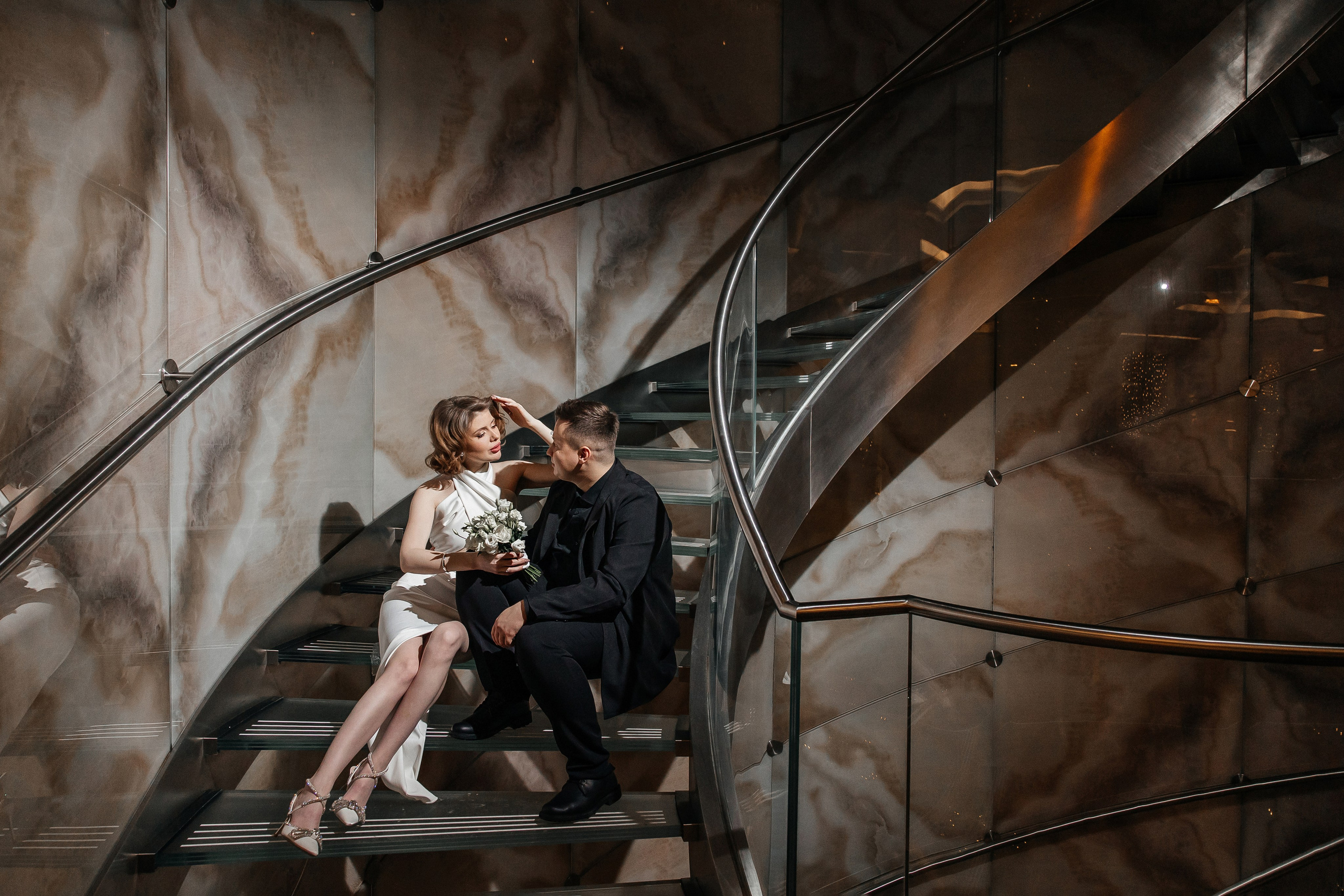свадебная фотосессия в отеле continental в москве