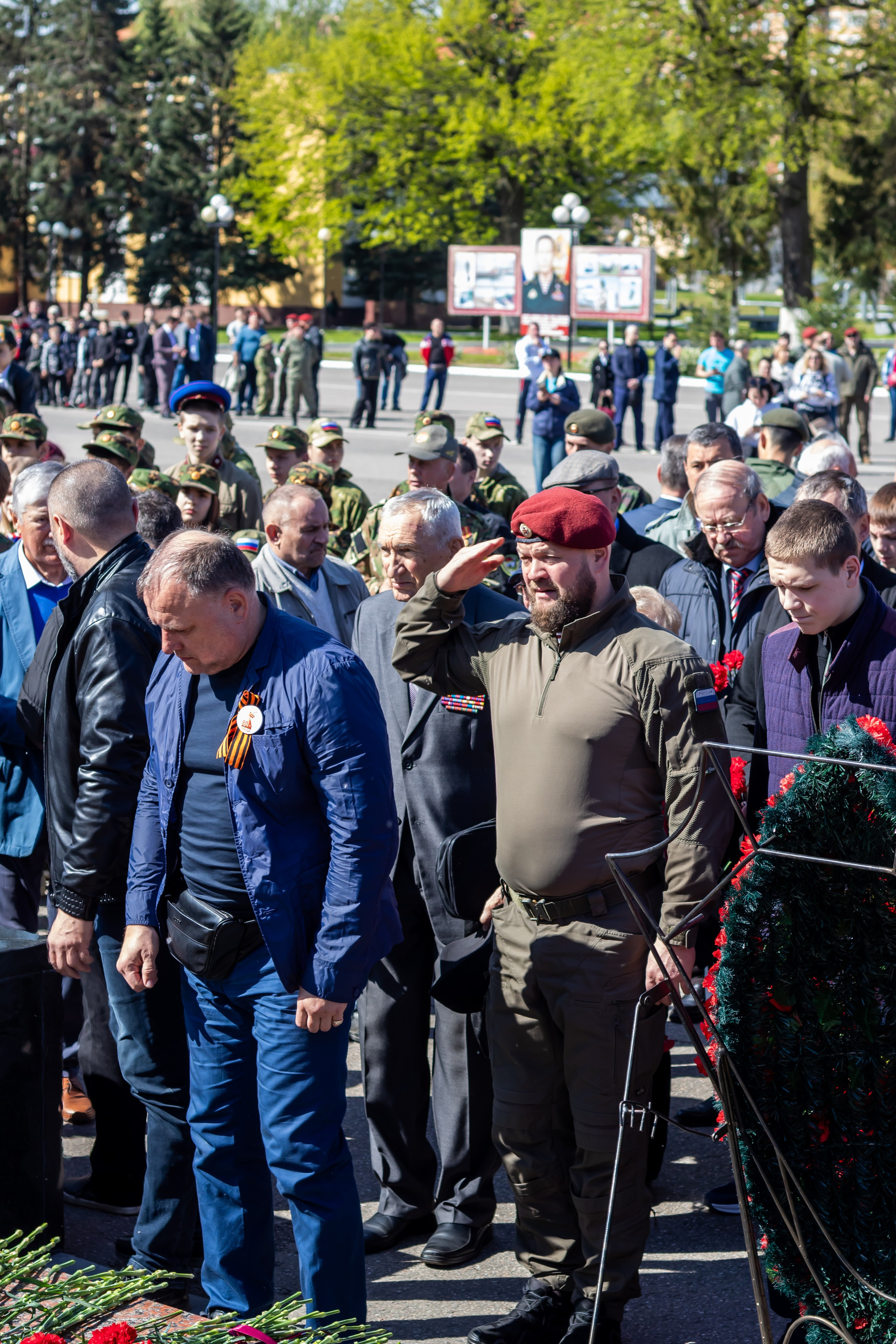 Сирень Победы Всероссийская Патриотическая акция, посвящённая дню Победы  Дивизия Дзержинского Балашиха торжественная часть