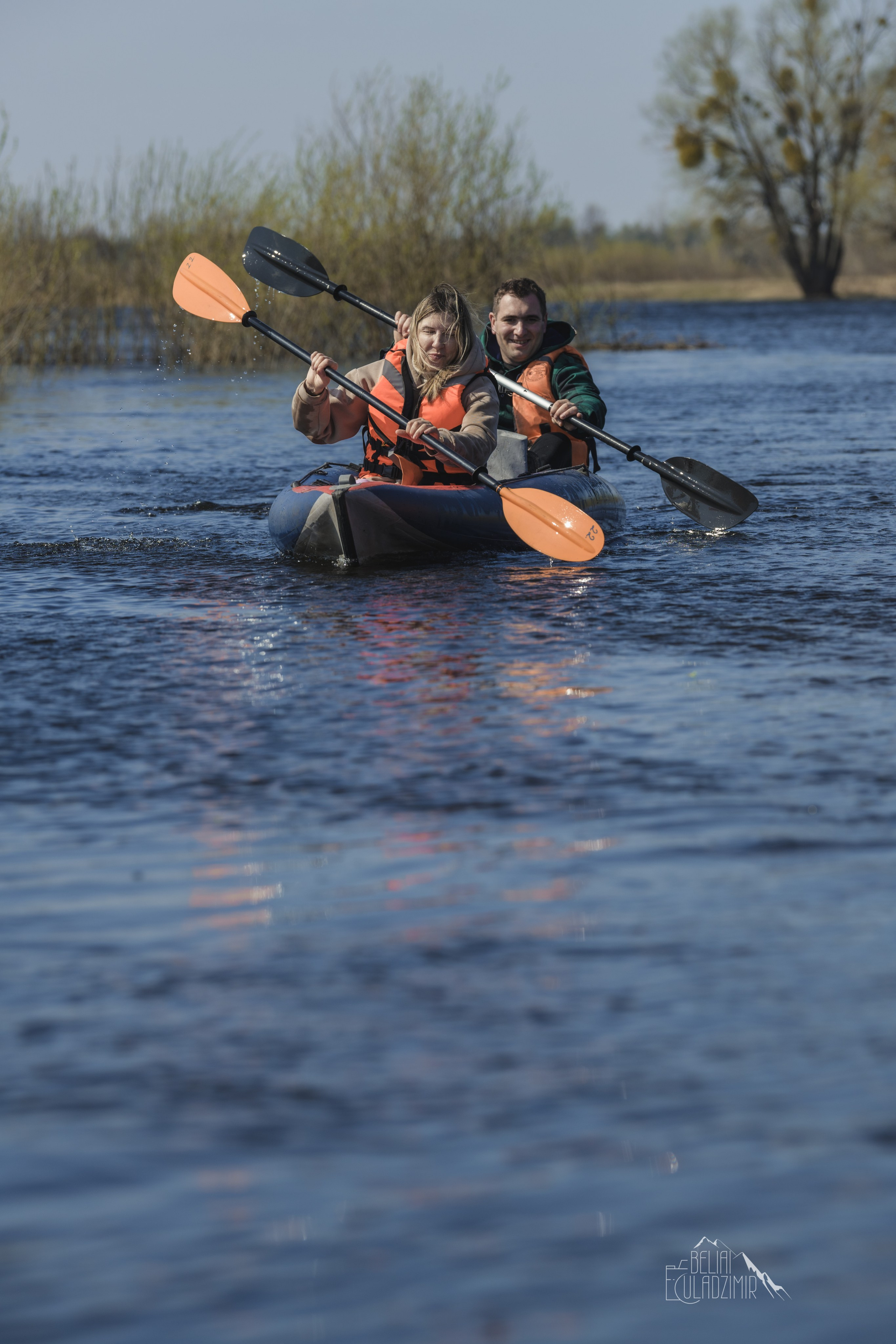 Сплав по реке Тремля 4 апреля 2026 года. Репортажный фотограф Владимир Беляй