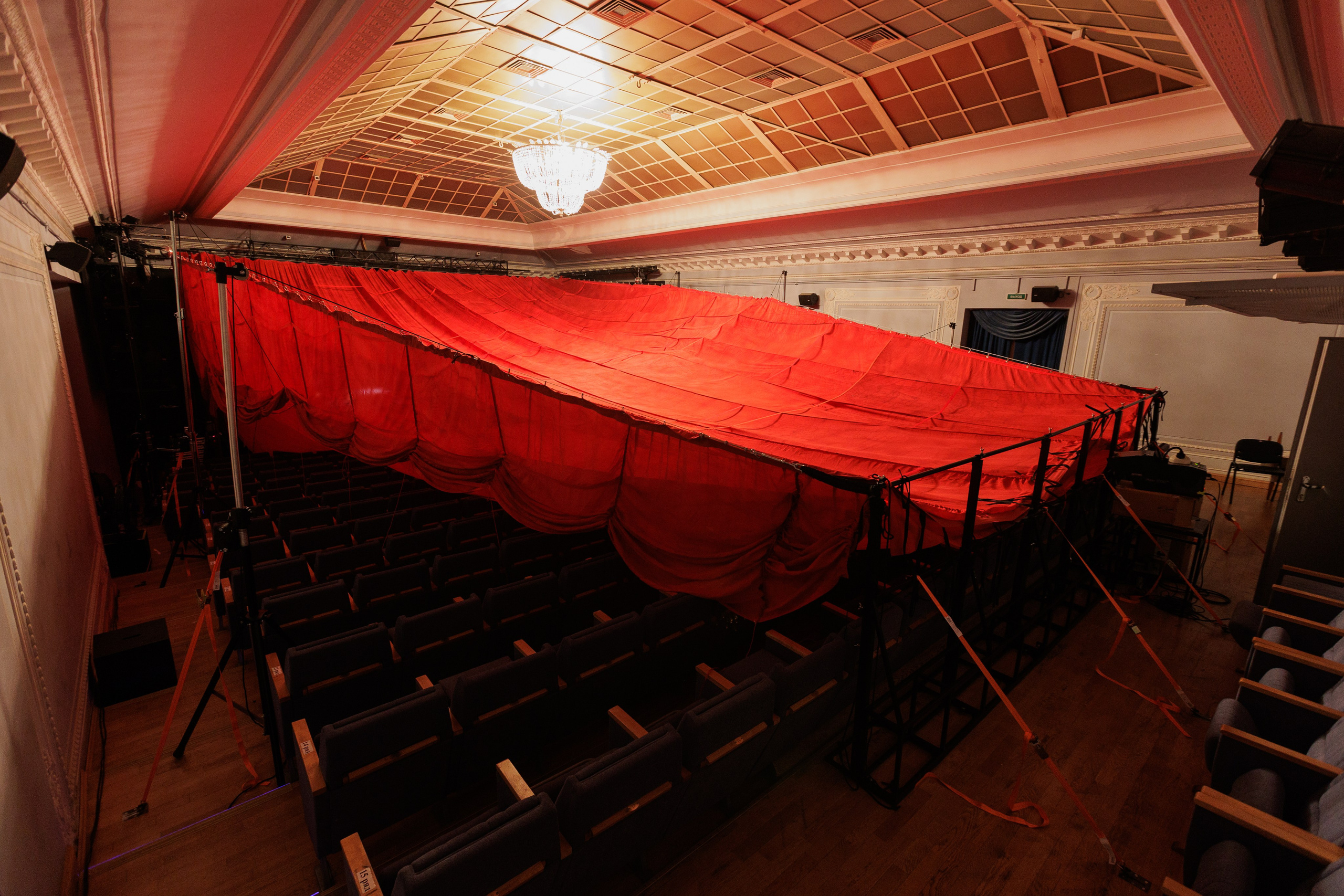 Декорации для спектакля «Алые паруса» | Театр БТК. История занавеса. Превращаем идею в технологию