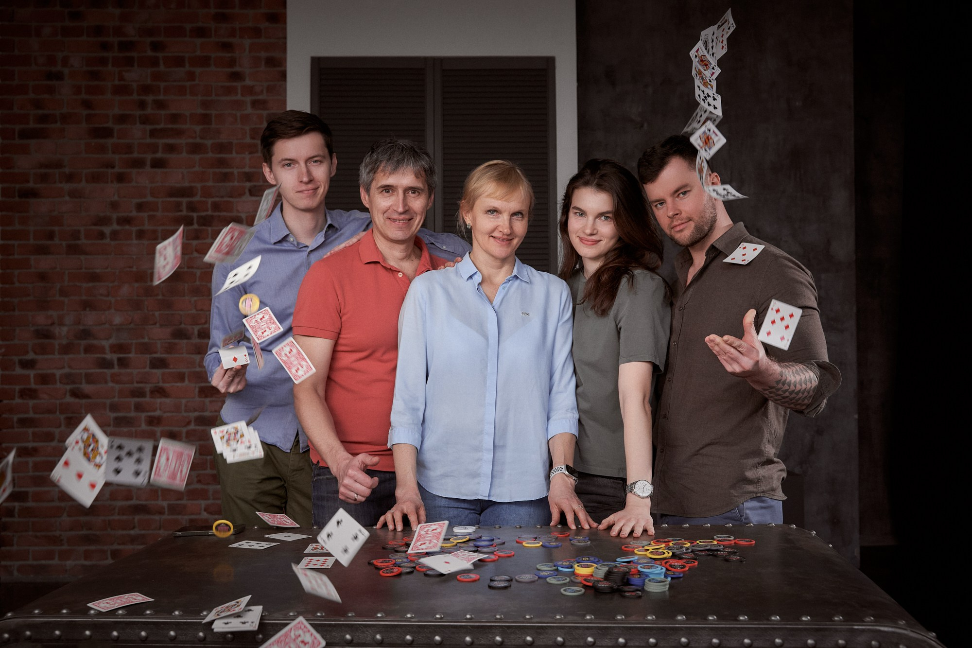 Семейные студийные фотографии