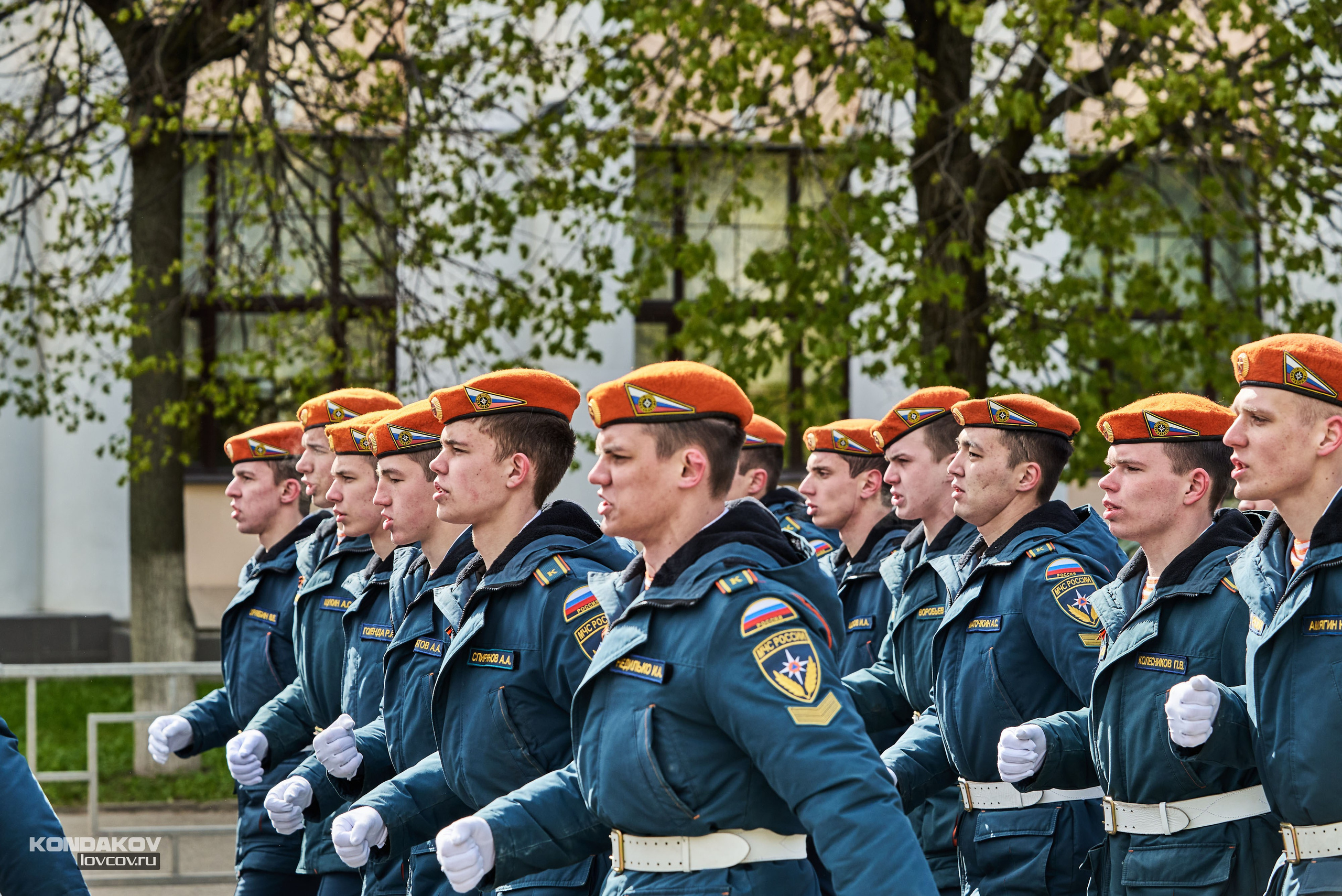 Парад в честь празднования День Победы 9 мая 2024 года в городе Иваново