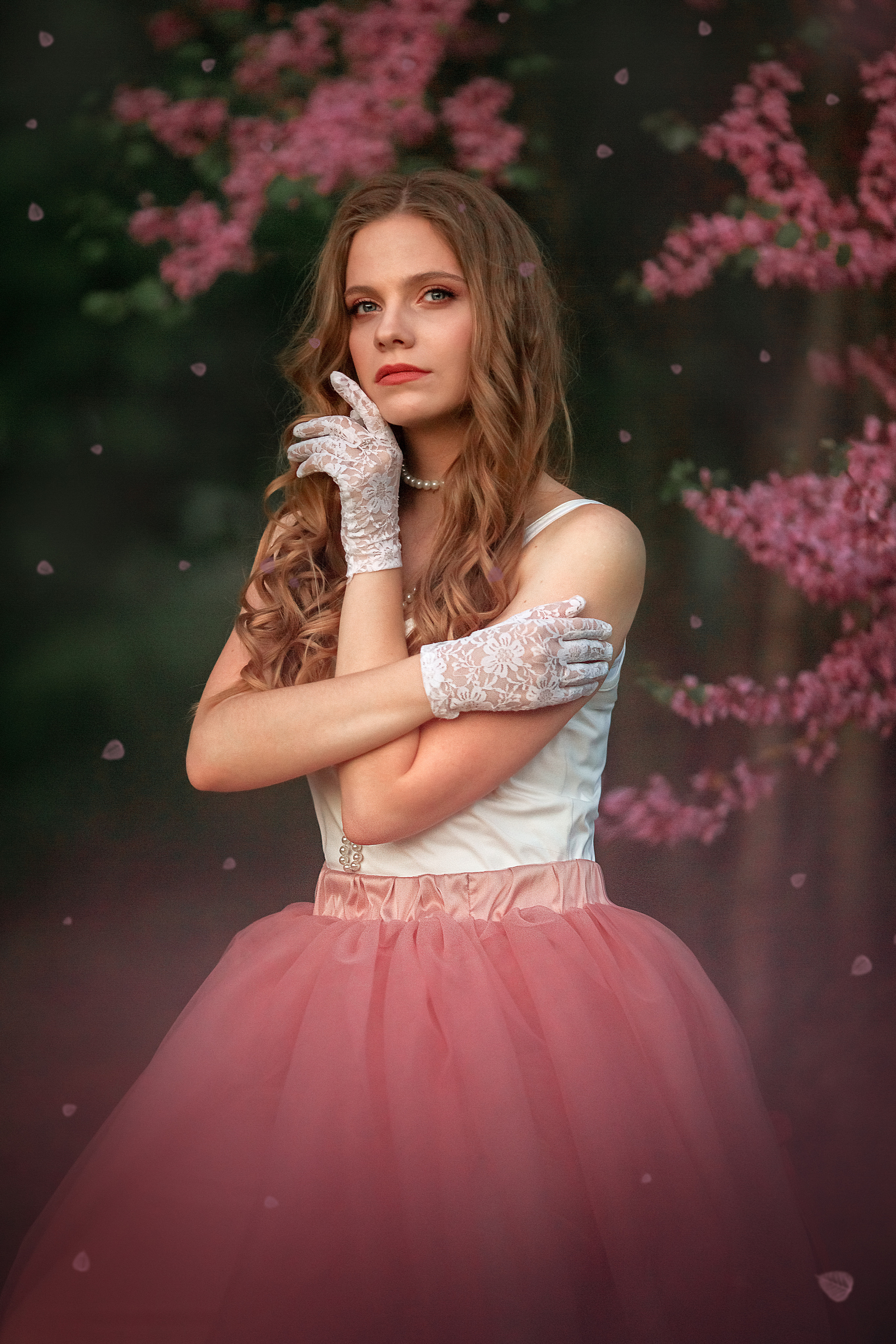 Фотосессия в цветении для Галины. Семейный и детский фотограф в Краснодарском крае Натали Фищенко