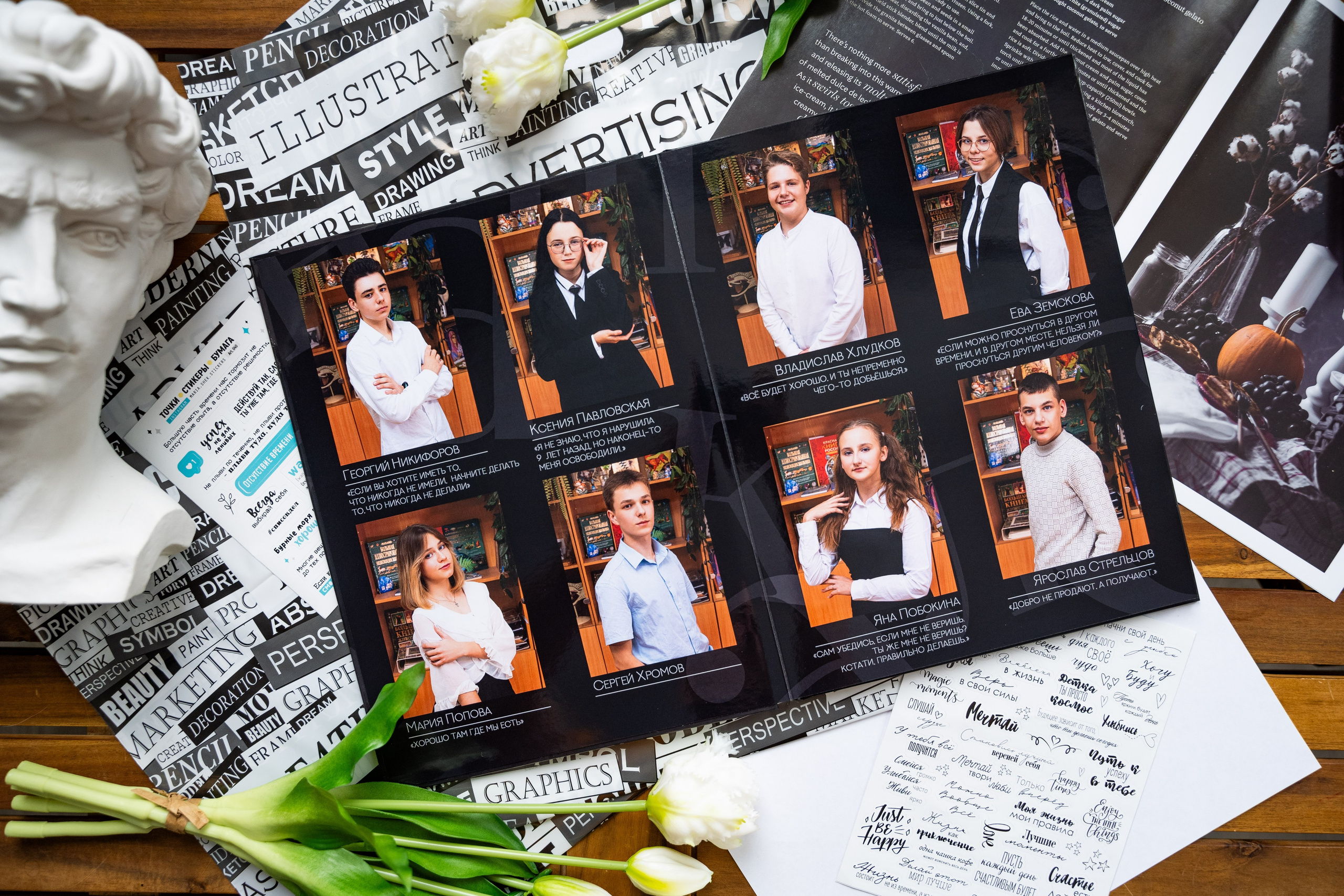 Оживающий альбом старшая школа. Выпускные альбомы в Подольске Москве и МО