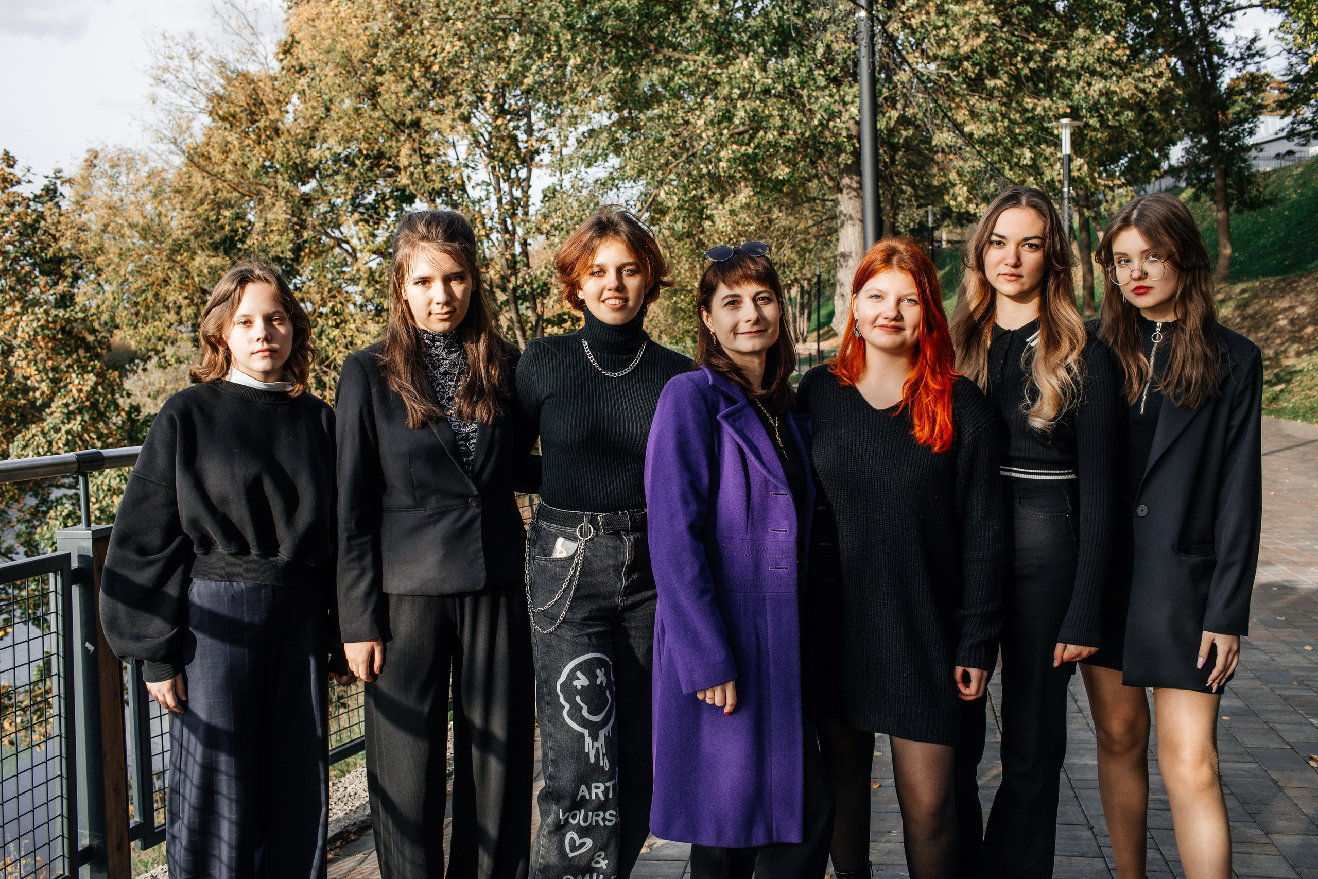 Фотосессия для выпускного альбома в парке Им. Талалихина. Выпускные альбомы в Подольске Москве и МО