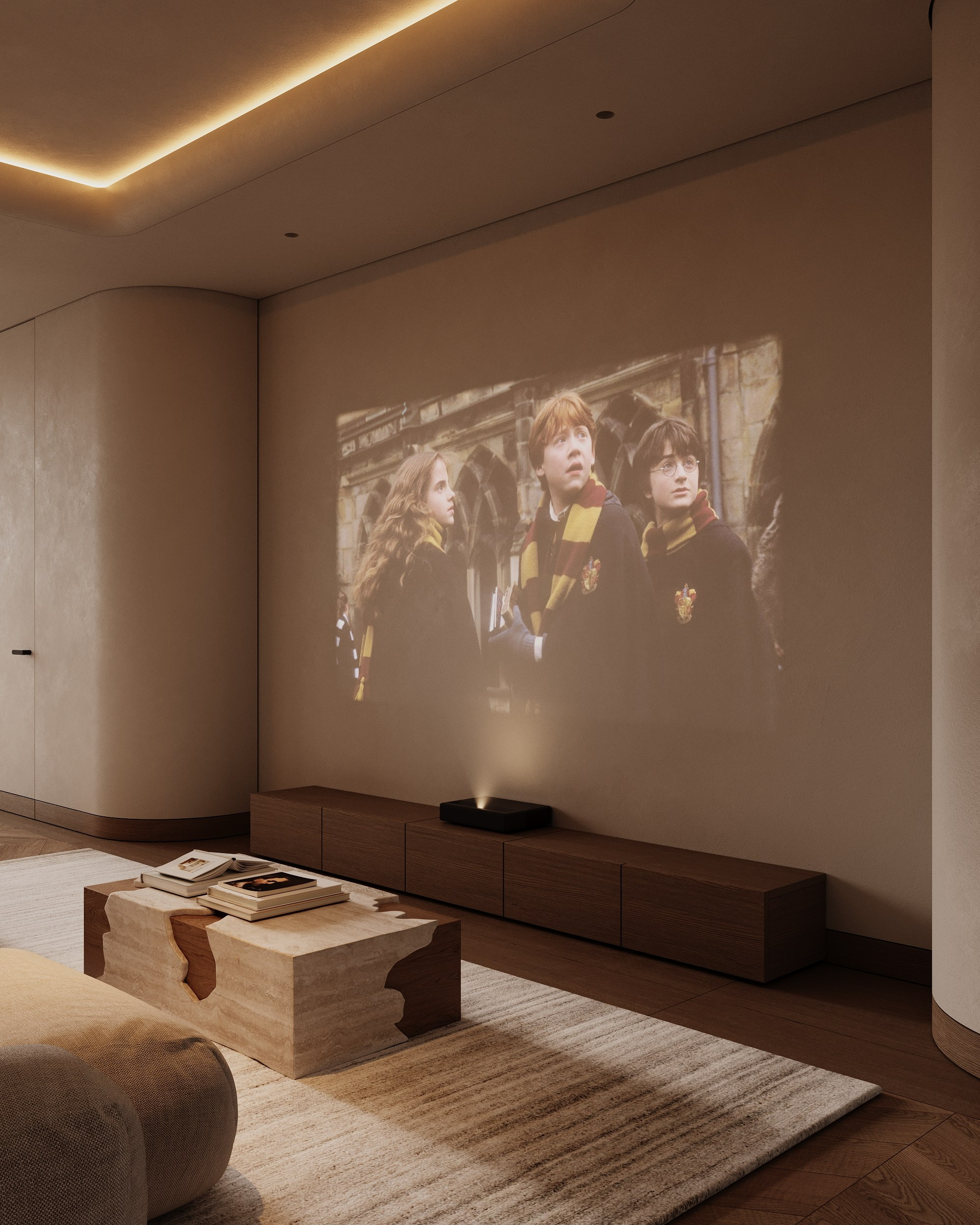 GARDEN QUARTERS. Interior 3D visualizer Liya Iskevich
