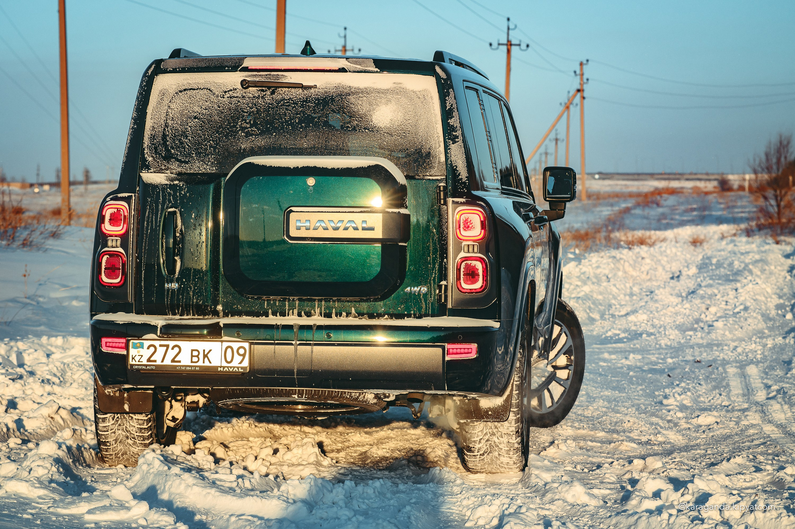 Зимний заезд на HAVAL H9. Кипятком Караганда