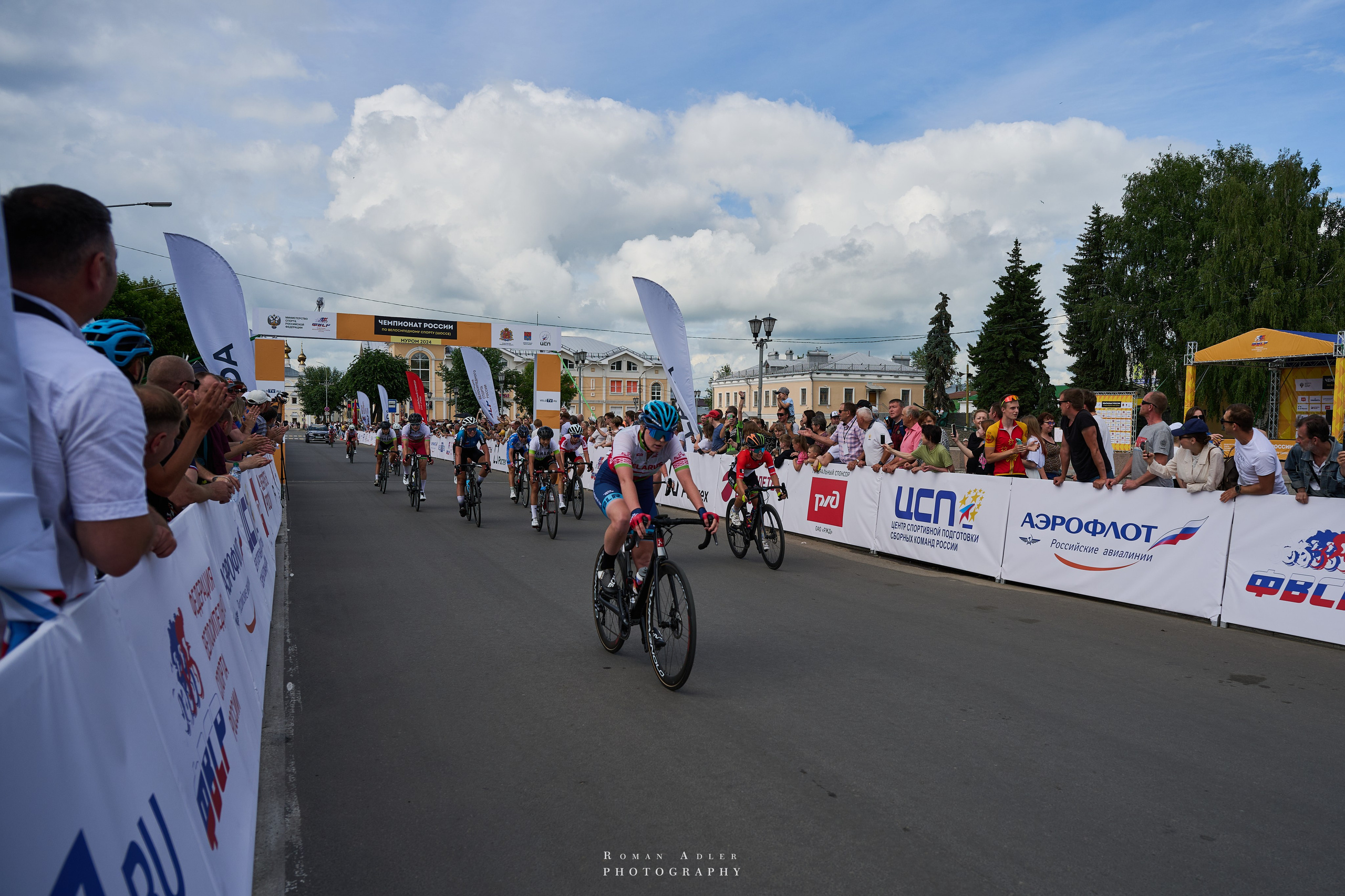 Чемпионат России по велоспорту (Муром 2024). Фотограф Роман Адлер