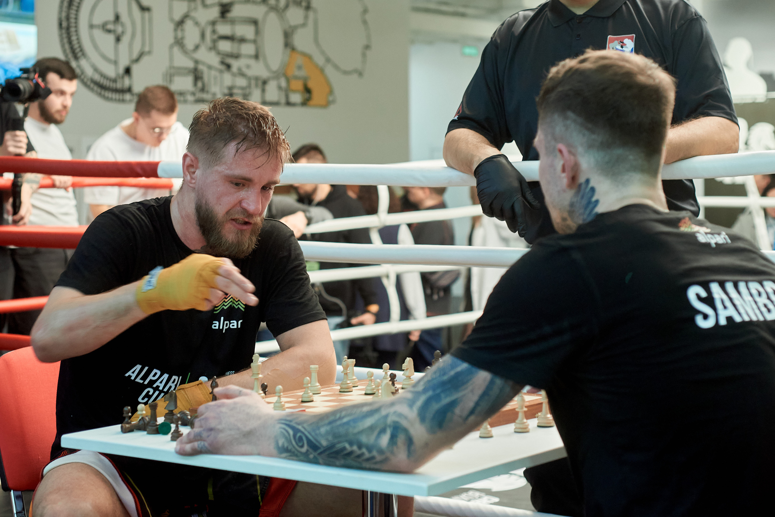 ШахБокс. Reportage event photographer in Moscow Alexander Gladkiy