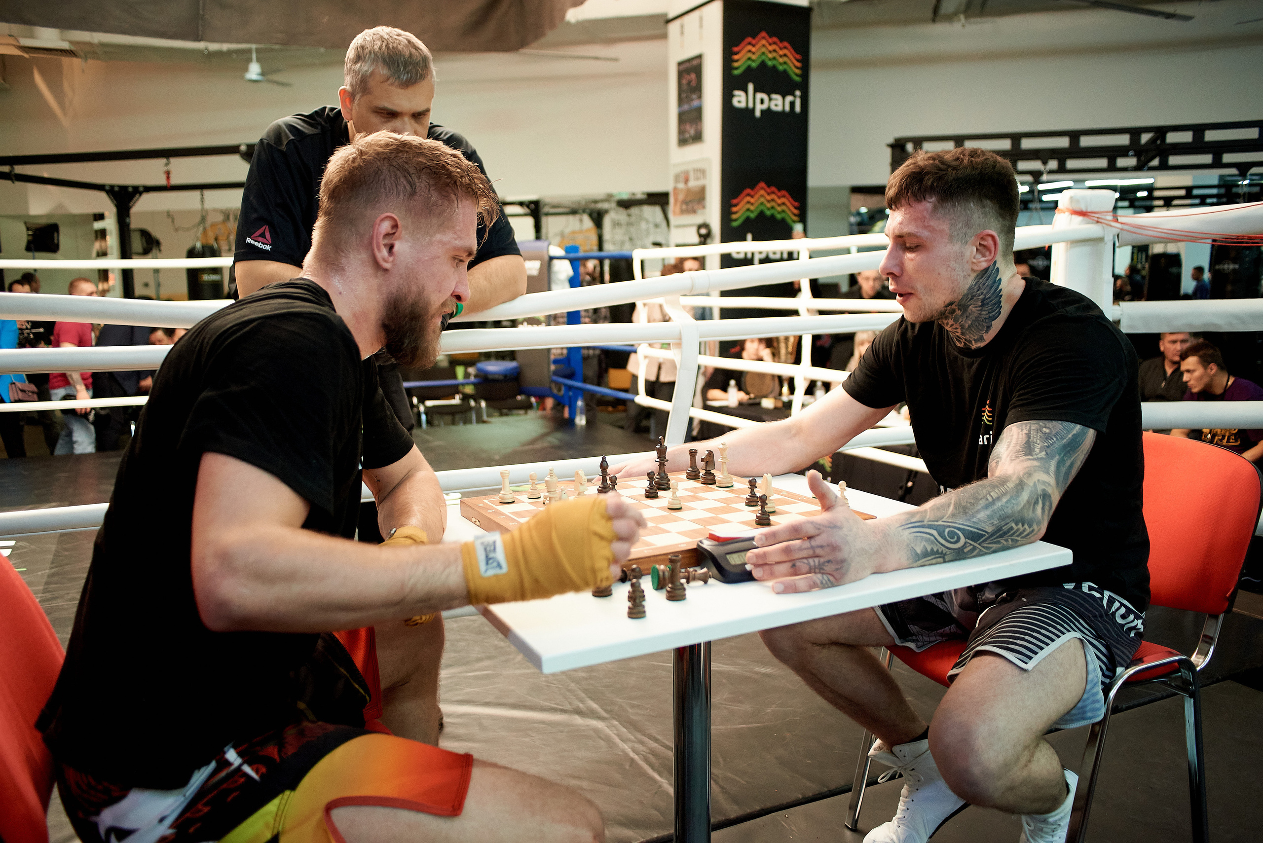 ШахБокс. Reportage event photographer in Moscow Alexander Gladkiy