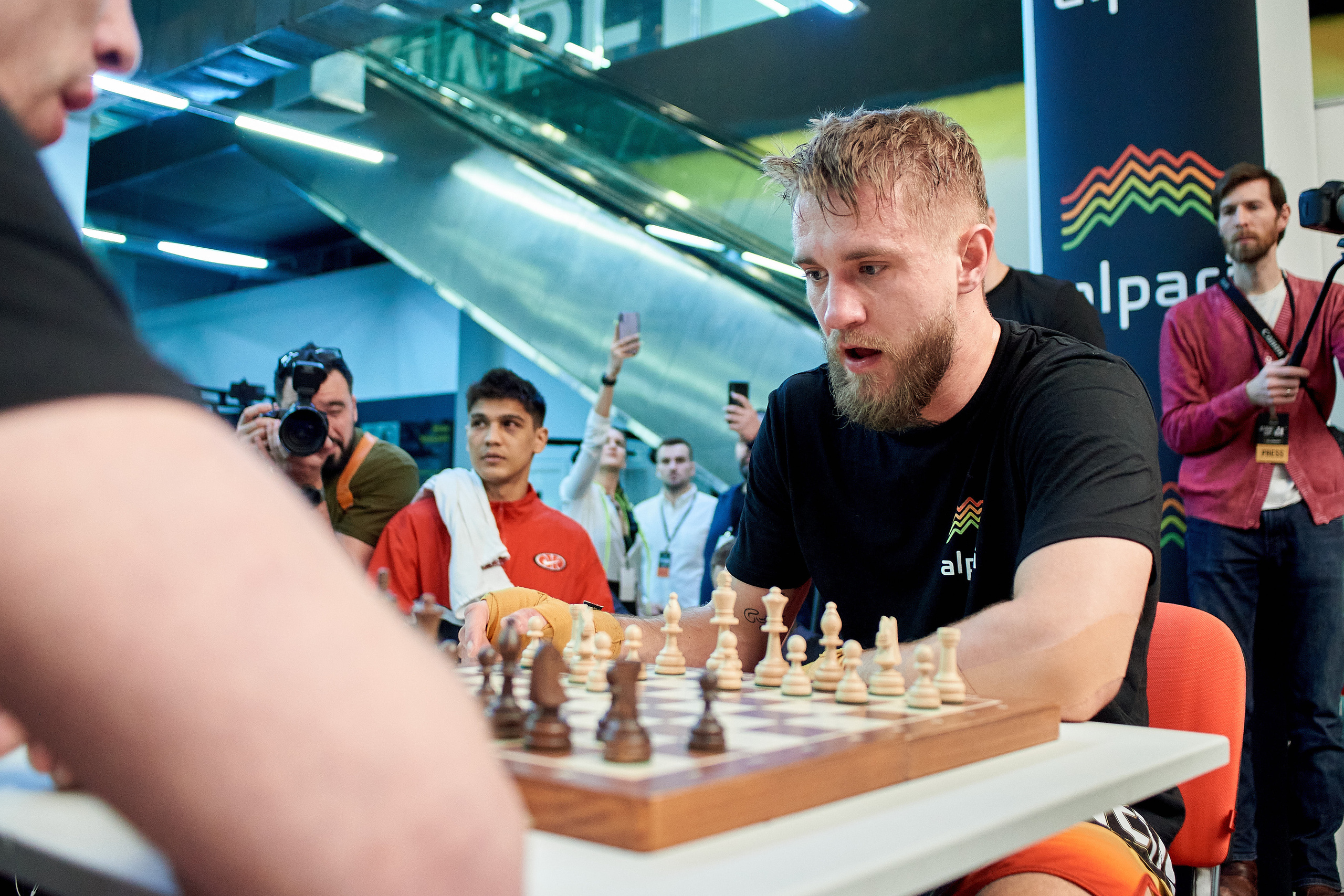 ШахБокс. Reportage event photographer in Moscow Alexander Gladkiy