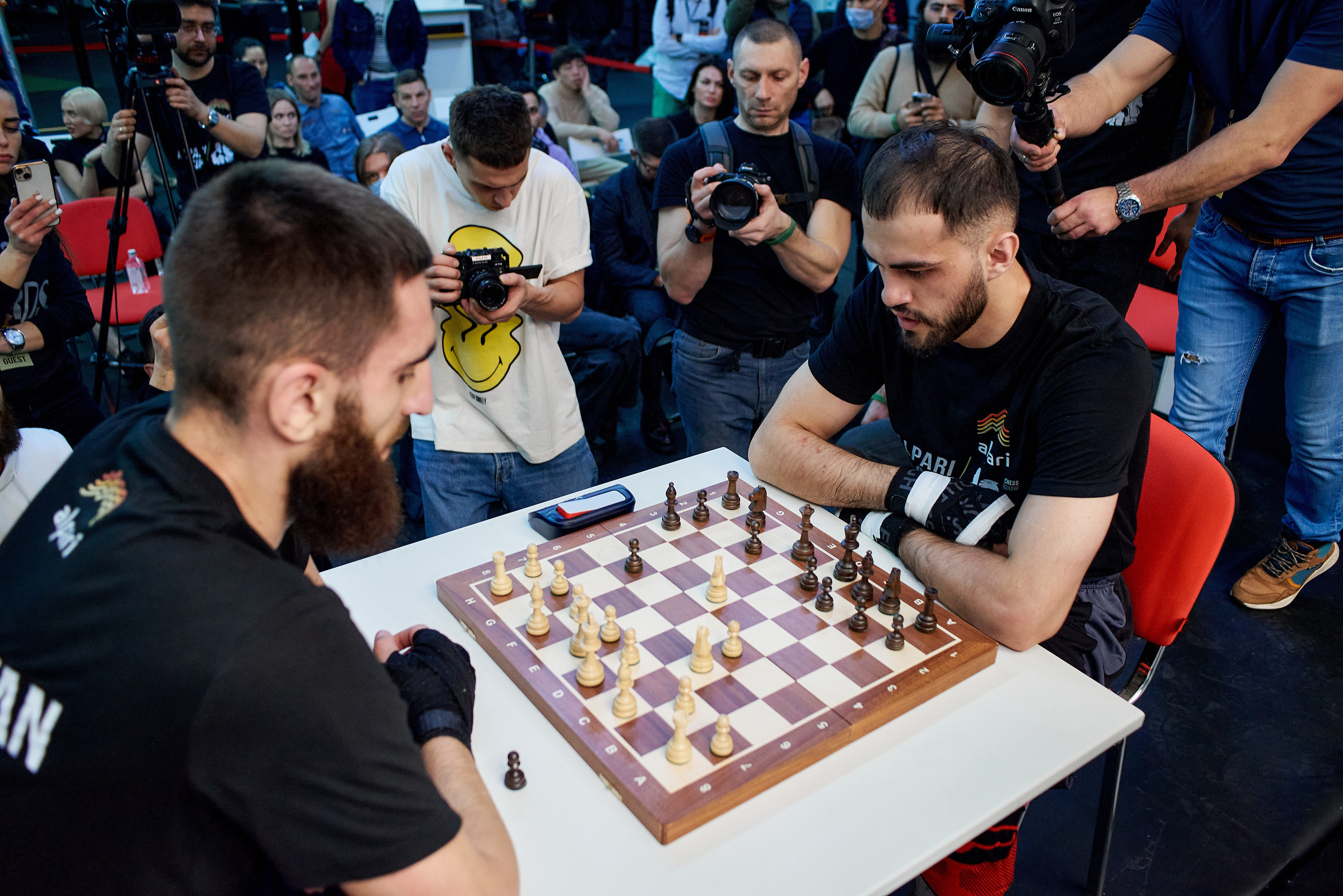 ШахБокс. Reportage event photographer in Moscow Alexander Gladkiy