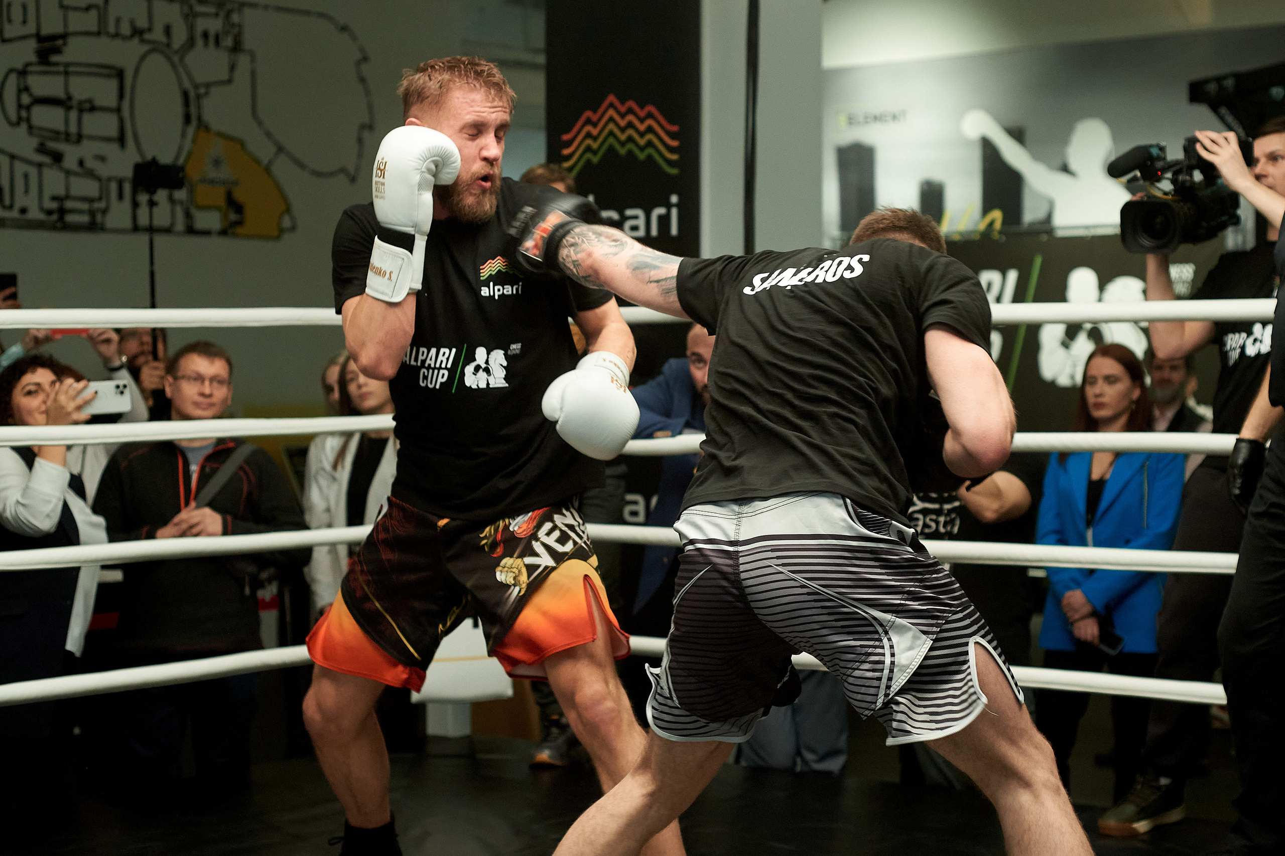 ШахБокс. Reportage event photographer in Moscow Alexander Gladkiy