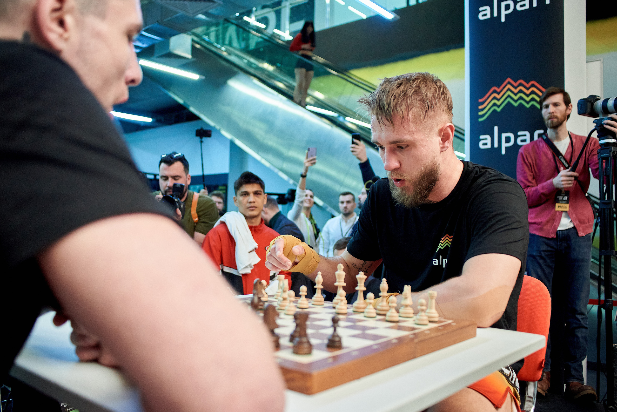 ШахБокс. Reportage event photographer in Moscow Alexander Gladkiy