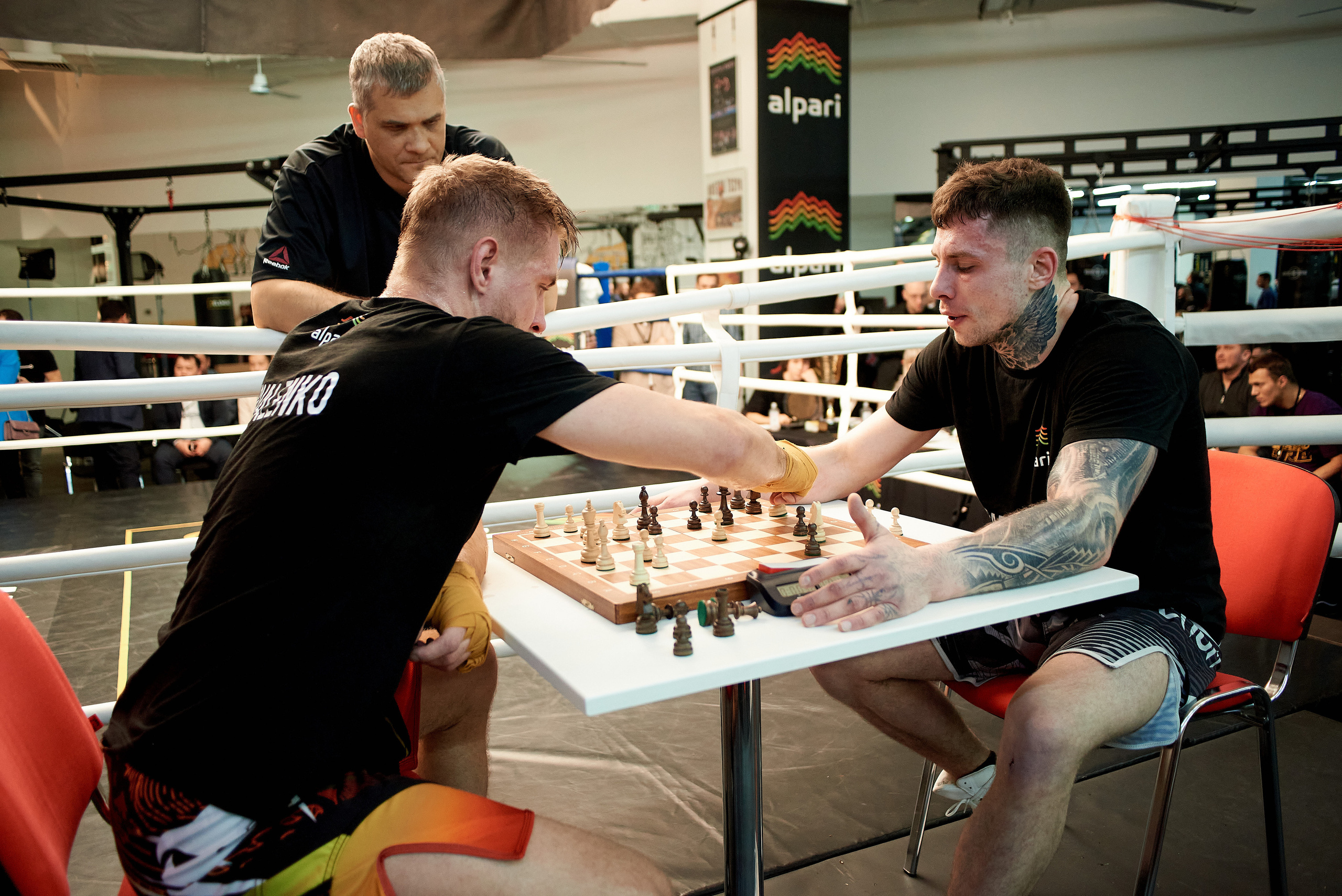 ШахБокс. Reportage event photographer in Moscow Alexander Gladkiy